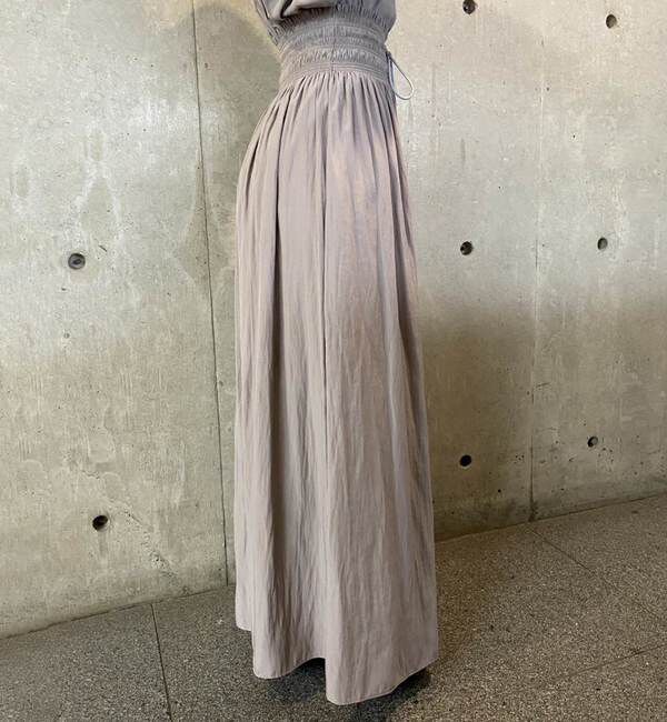 Liesse「シャーリングナロースカート」|スカート|