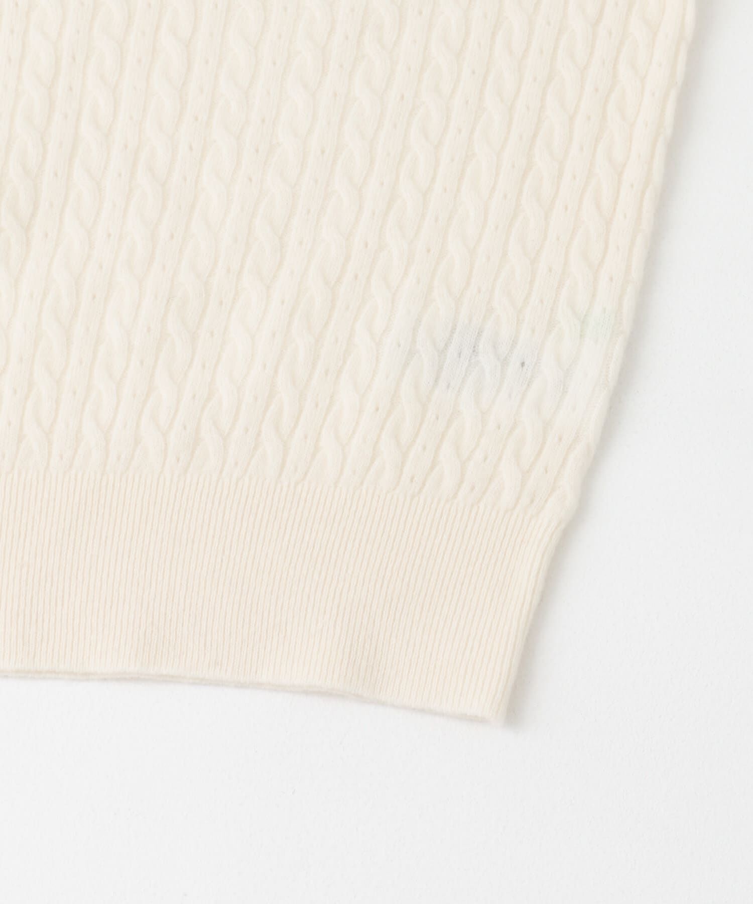 URBAN RESEARCH DOORS「ウール混ケーブルコンパクトニット」|ニット・セーター|