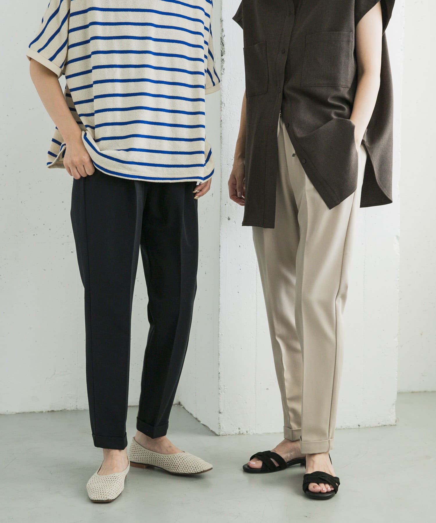 URBAN RESEARCH DOORS「『3サイズ展開』ストレッチテーパードイージーパンツ」|その他|