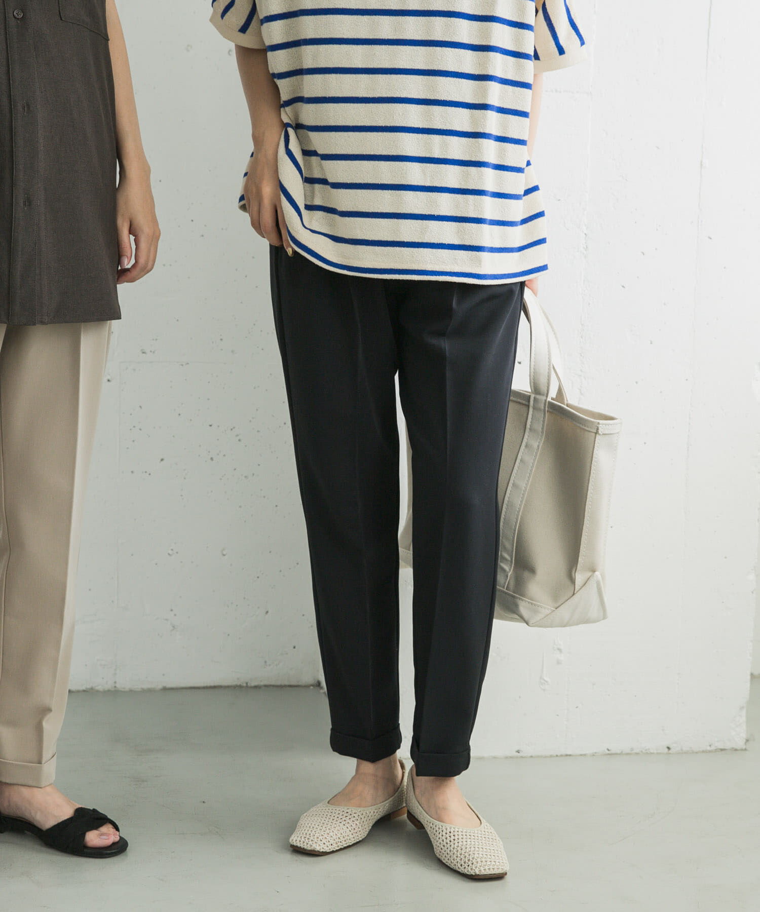 URBAN RESEARCH DOORS「『3サイズ展開』ストレッチテーパードイージーパンツ」|その他|