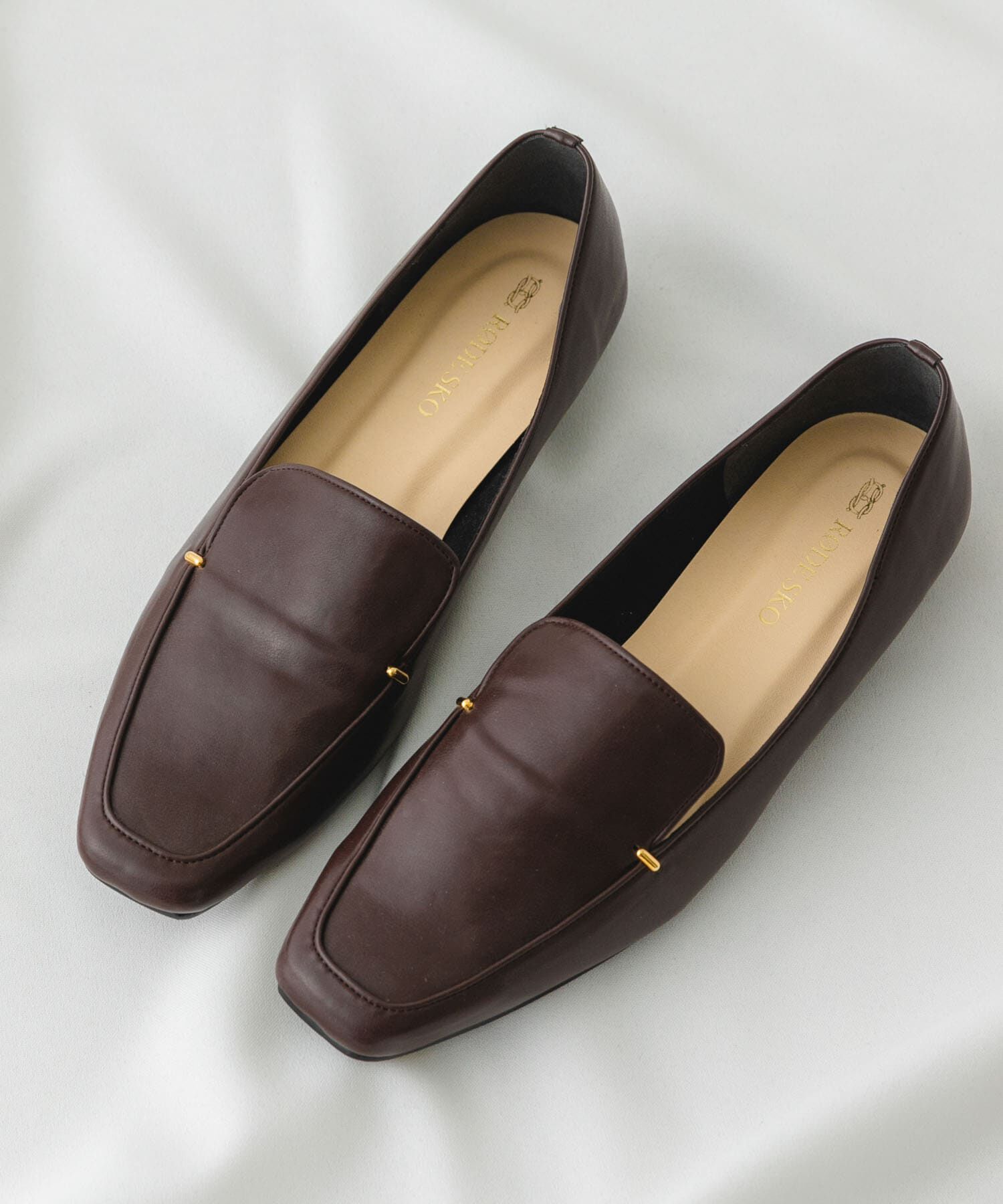 RODE SKO「『MADE IN JAPAN』スクエアトゥプチメタルローファー」|ローファー|