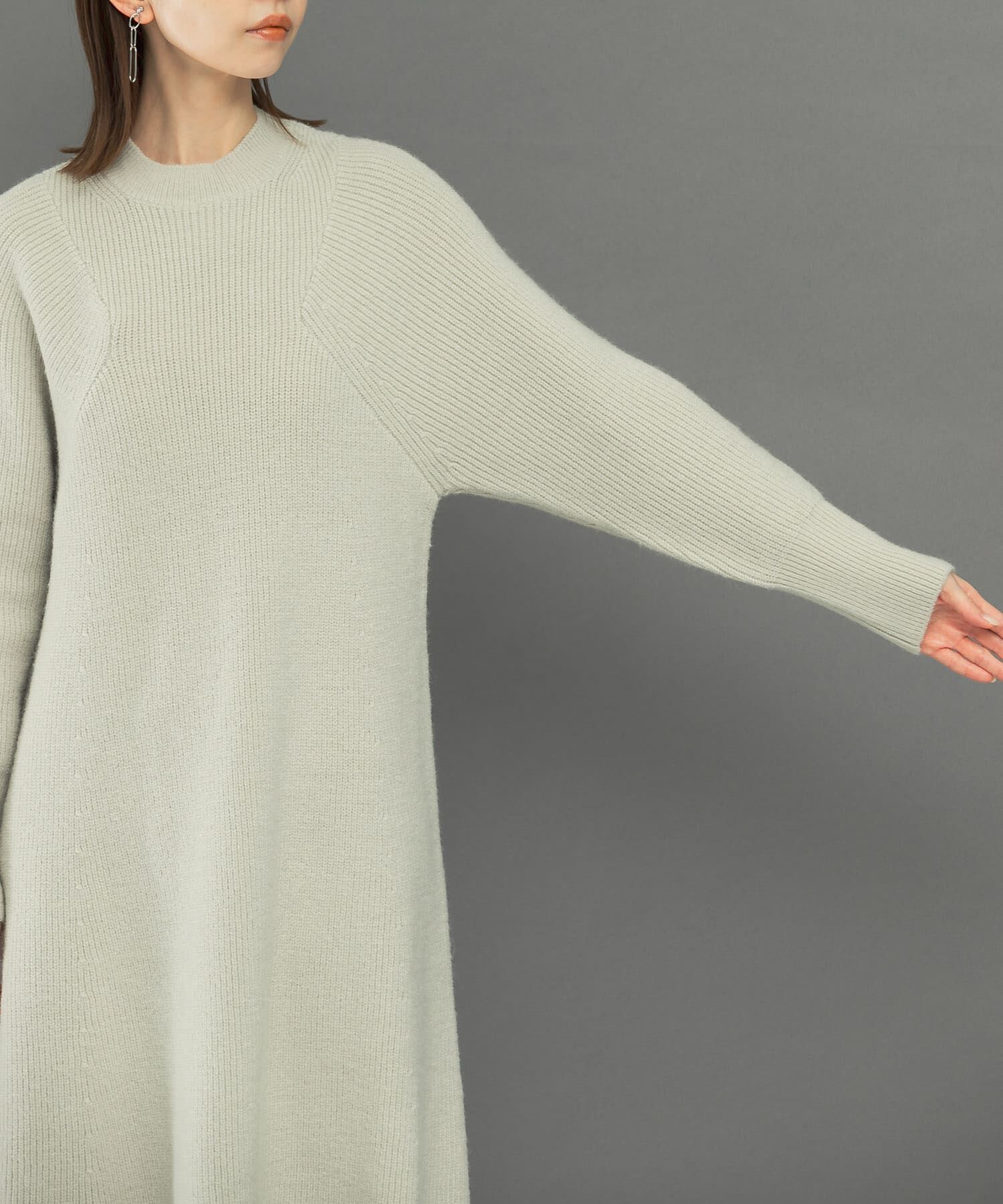 URBAN RESEARCH ROSSO「『WEB限定』畦ニットミニワンピース」|ワンピース|