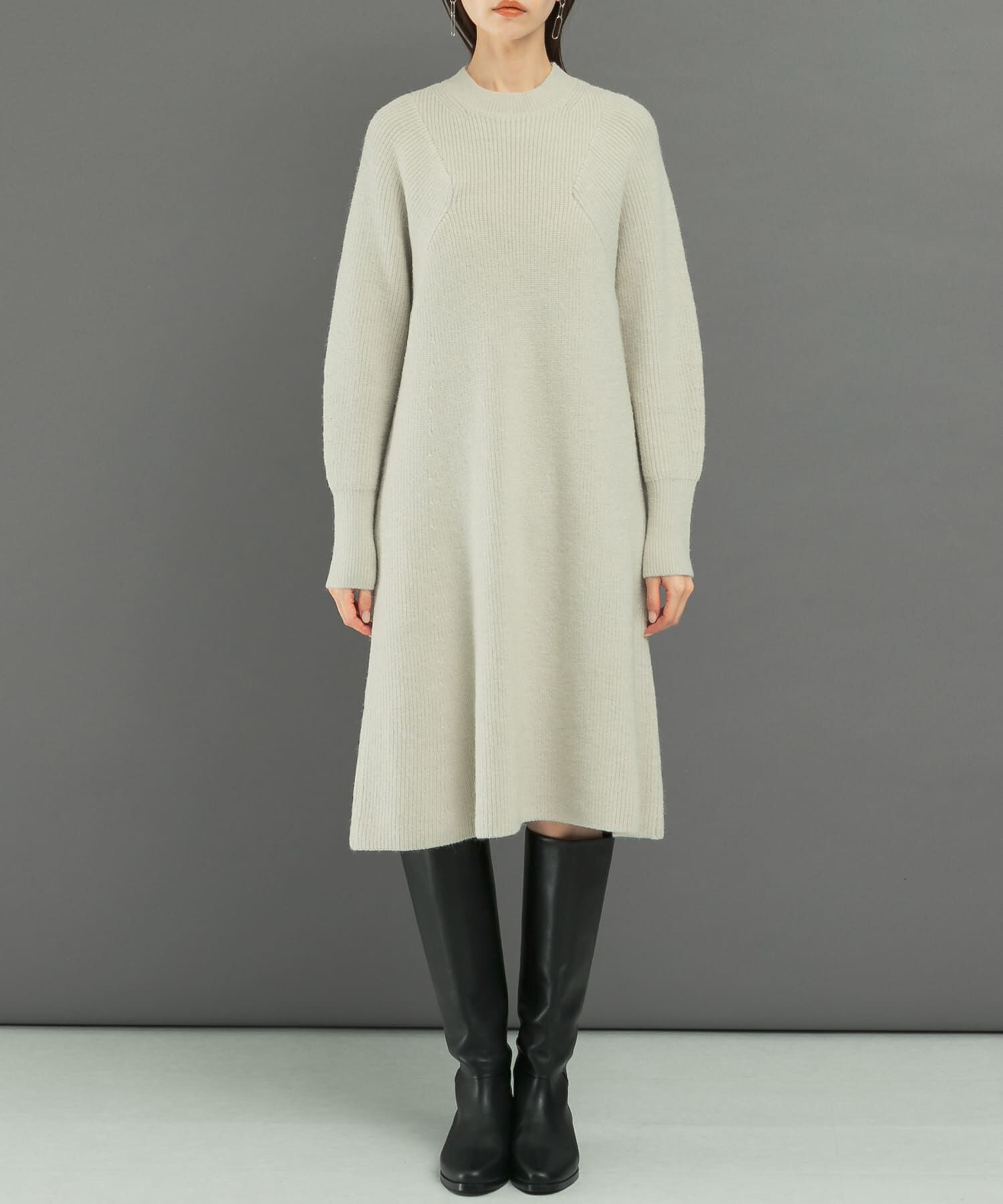 URBAN RESEARCH ROSSO「『WEB限定』畦ニットミニワンピース」|ワンピース|