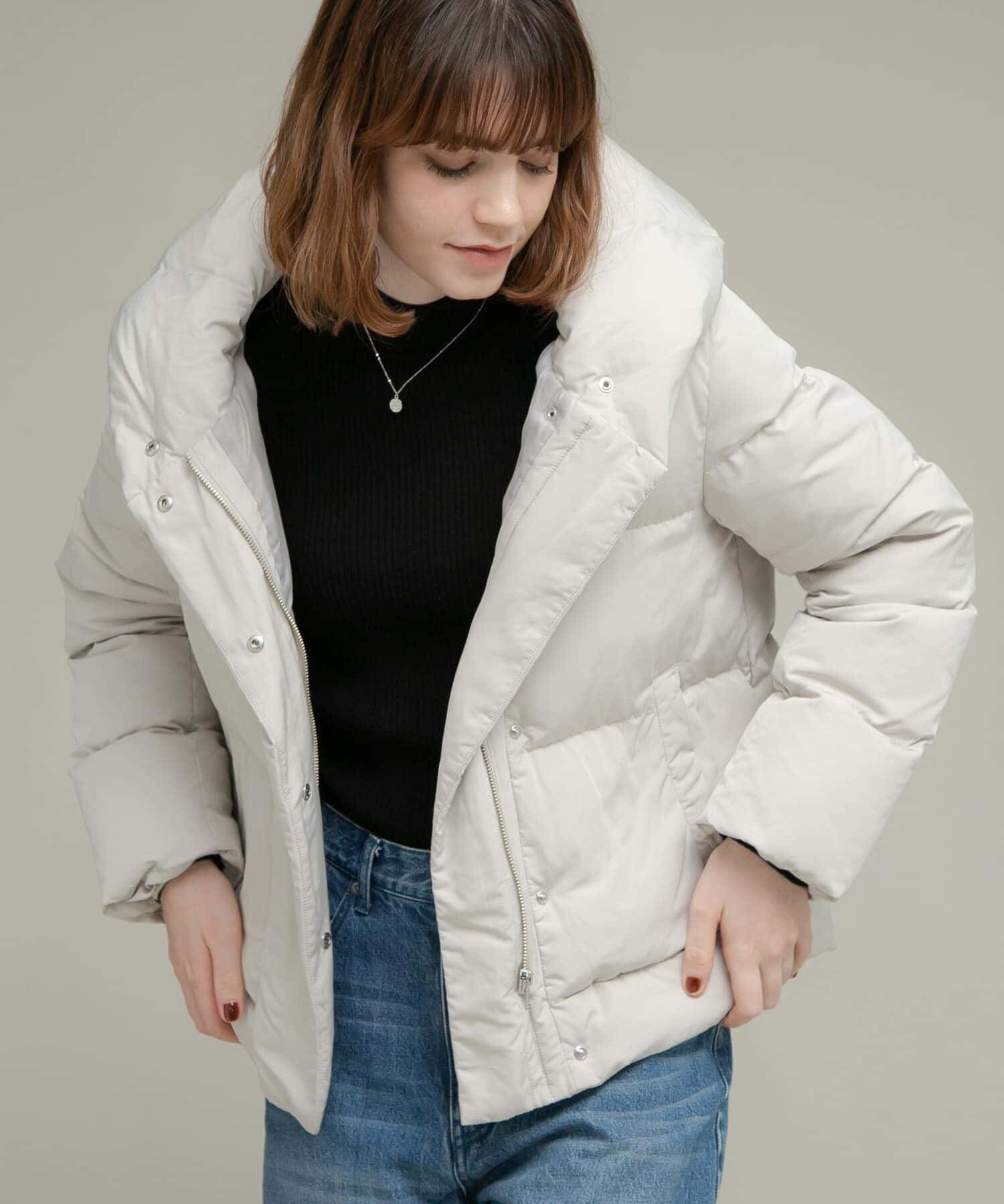 Sonny Label 「『WEB限定』撥水ショールカラーミディコート」|ダウン|