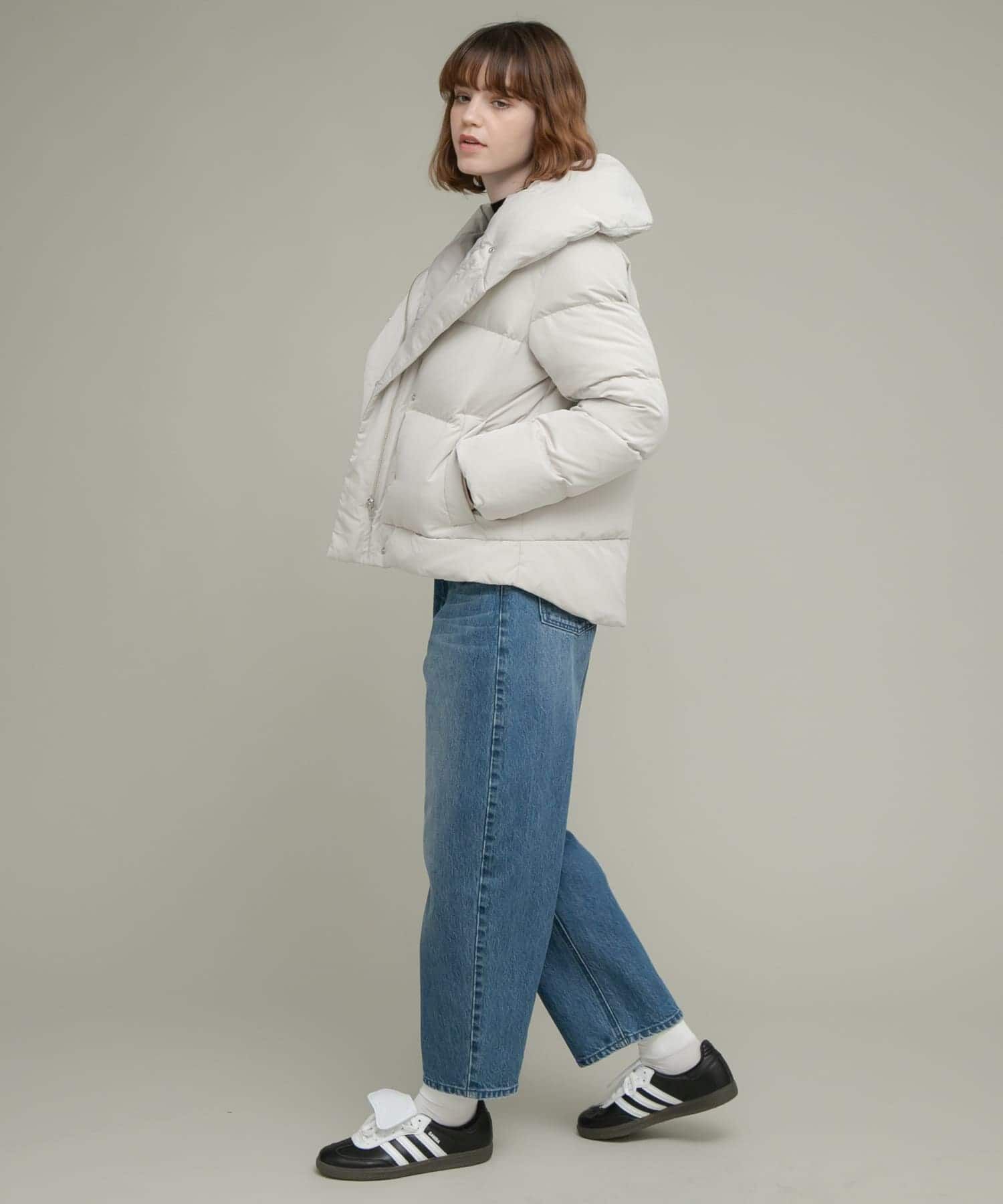 Sonny Label 「『WEB限定』撥水ショールカラーミディコート」|ダウン|