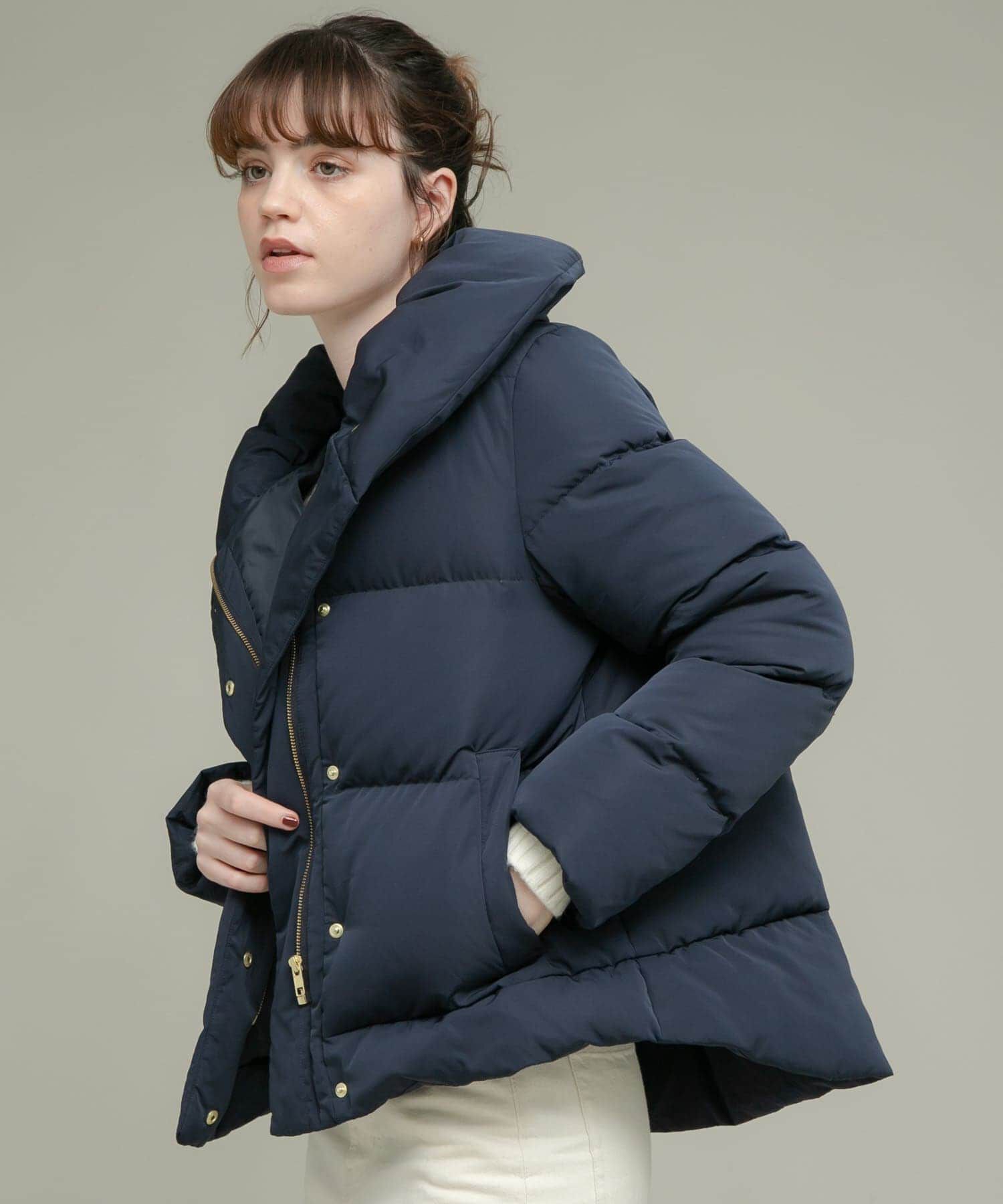 Sonny Label 「『WEB限定』撥水ショールカラーミディコート」|ダウン|