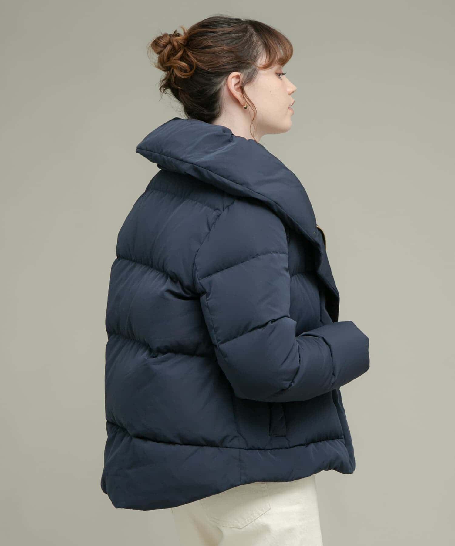 Sonny Label 「『WEB限定』撥水ショールカラーミディコート」|ダウン|