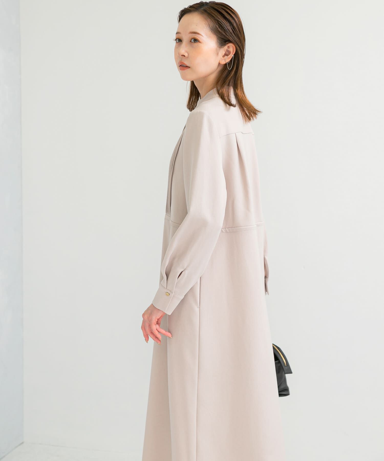 URBAN RESEARCH ROSSO「ピンタックストレートワンピース」|ワンピース|