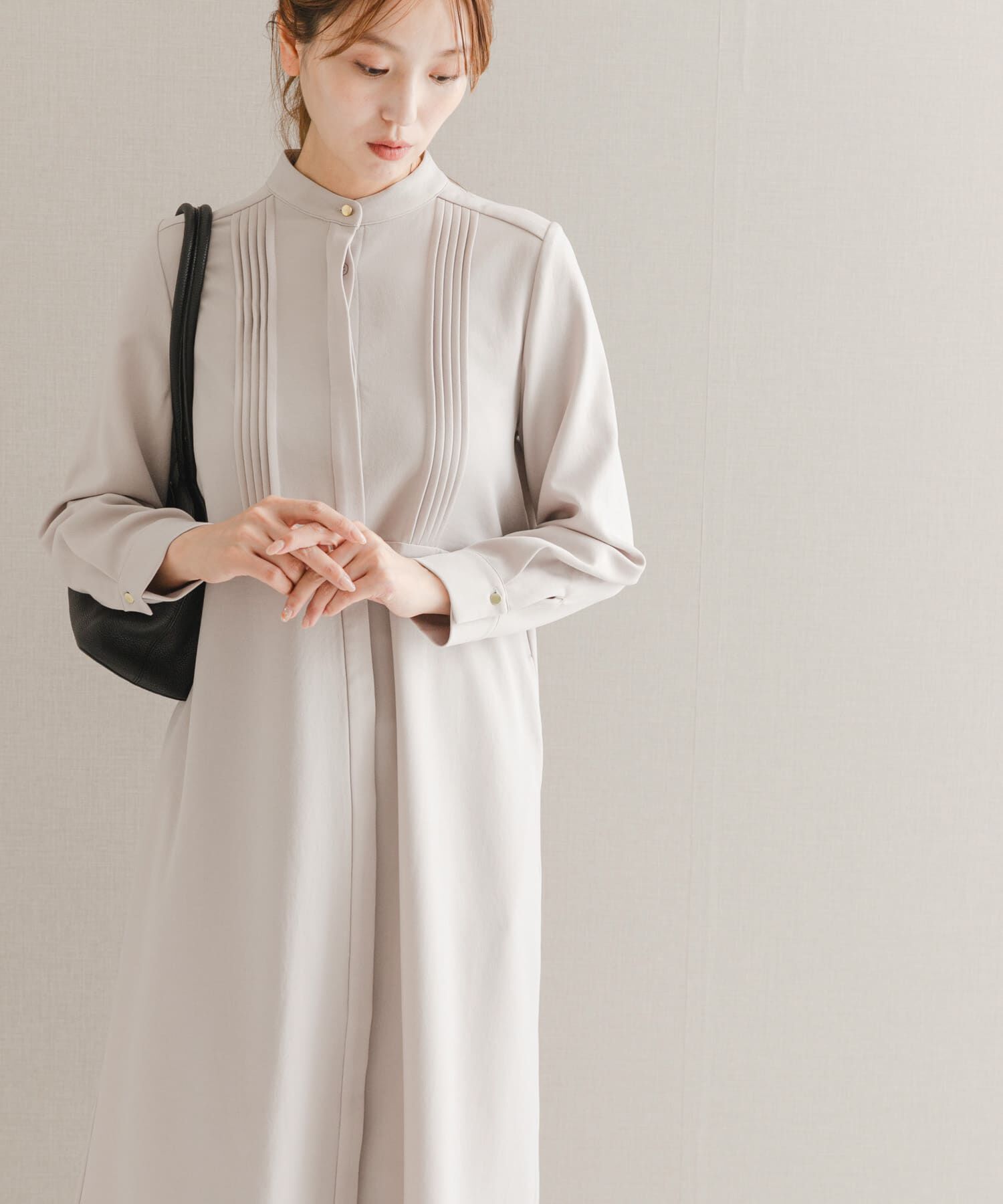 URBAN RESEARCH ROSSO「ピンタックストレートワンピース」|ワンピース|