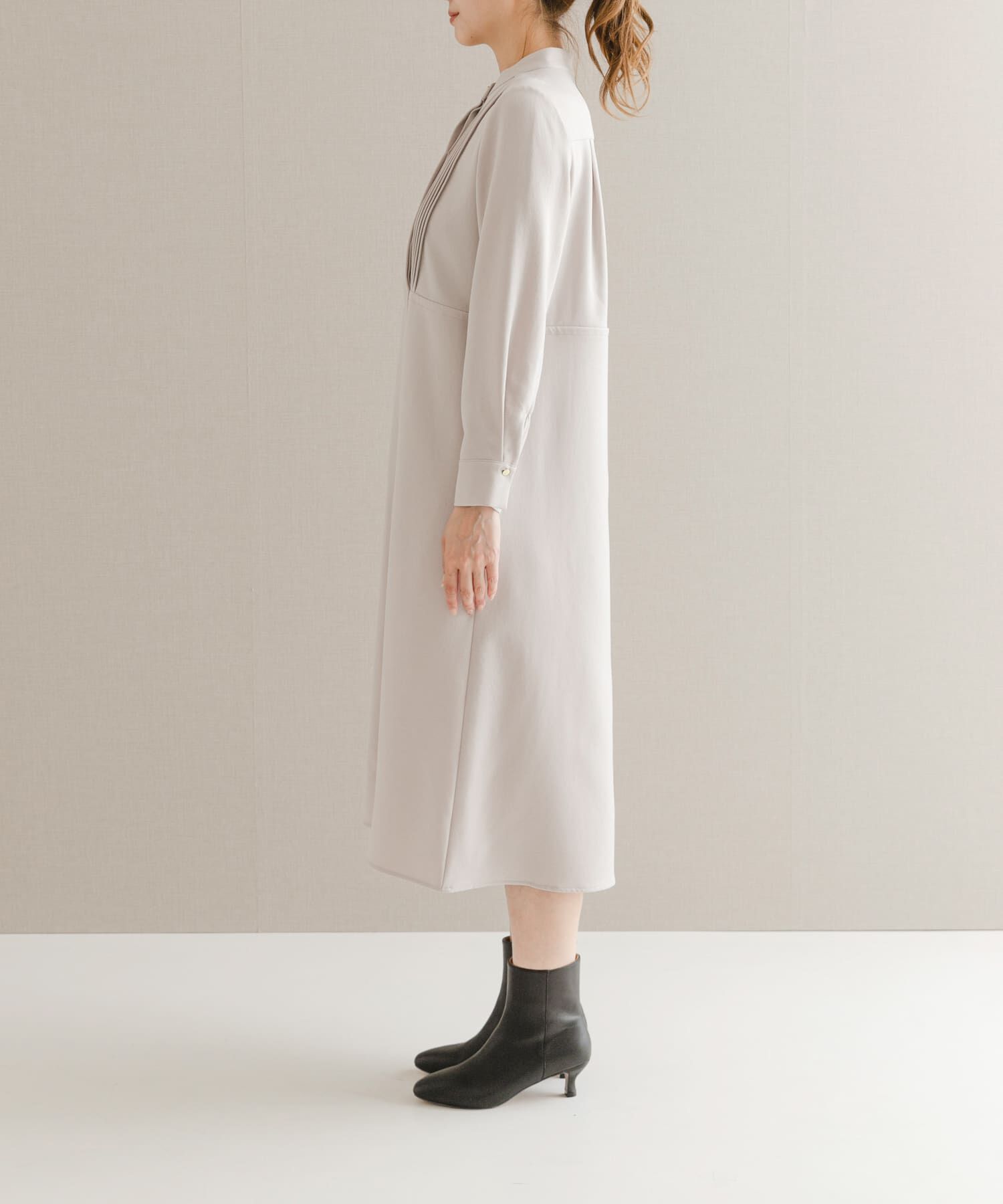 URBAN RESEARCH ROSSO「ピンタックストレートワンピース」|ワンピース|