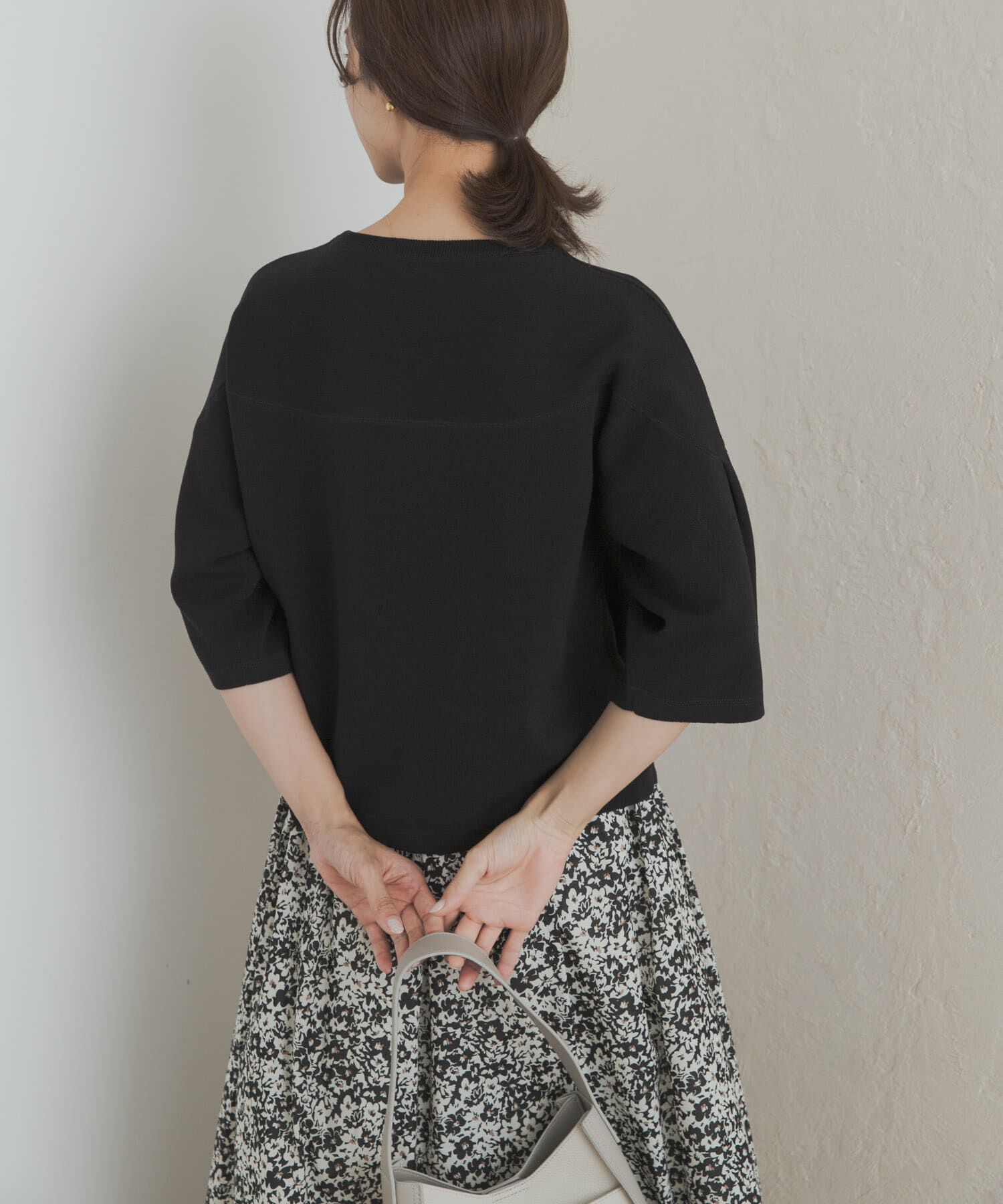 URBAN RESEARCH DOORS「ダブルジャガードボートネックニット」|ニット・セーター|