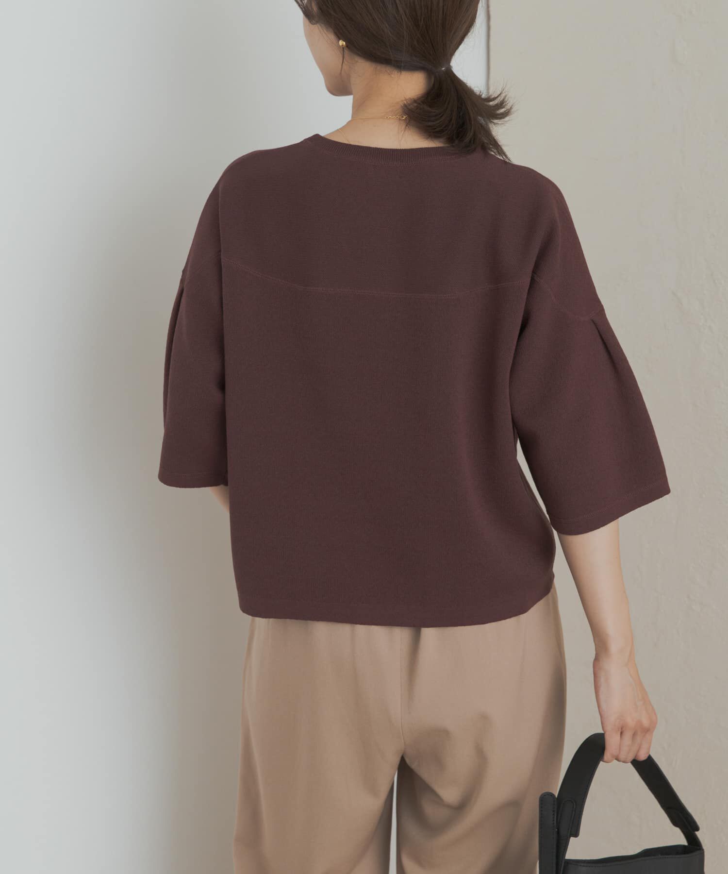 URBAN RESEARCH DOORS「ダブルジャガードボートネックニット」|ニット・セーター|