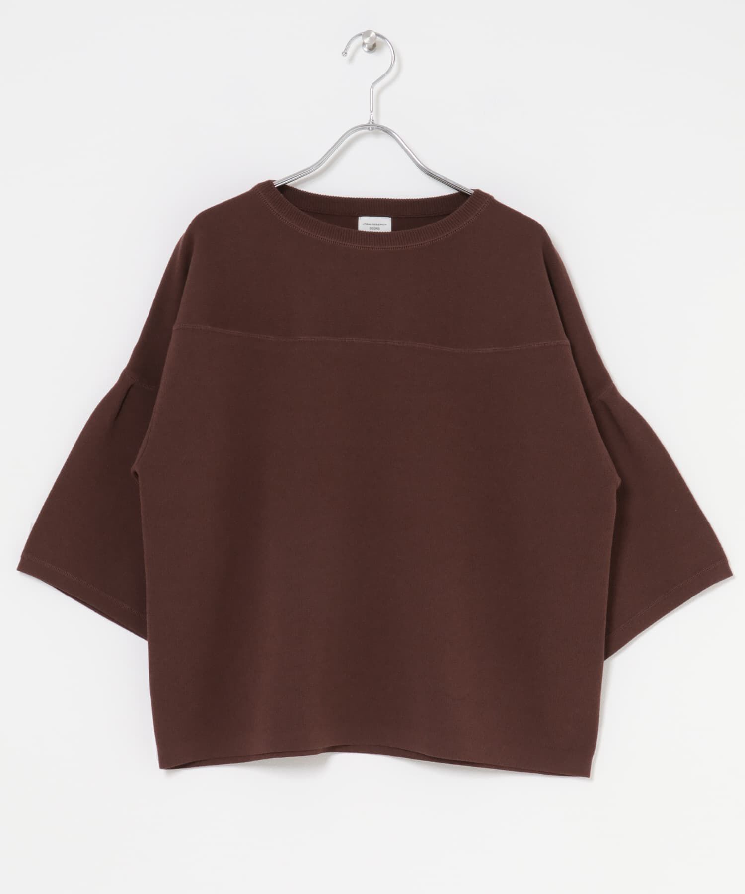 URBAN RESEARCH DOORS「ダブルジャガードボートネックニット」|ニット・セーター|