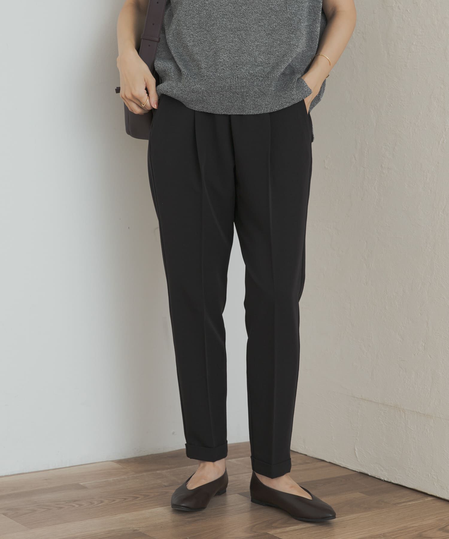 URBAN RESEARCH DOORS「『3サイズ展開』ストレッチテーパードイージーパンツ」|その他|