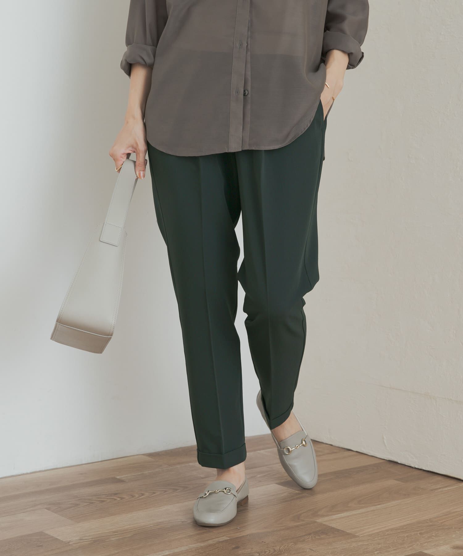 URBAN RESEARCH DOORS「『3サイズ展開』ストレッチテーパードイージーパンツ」|その他|