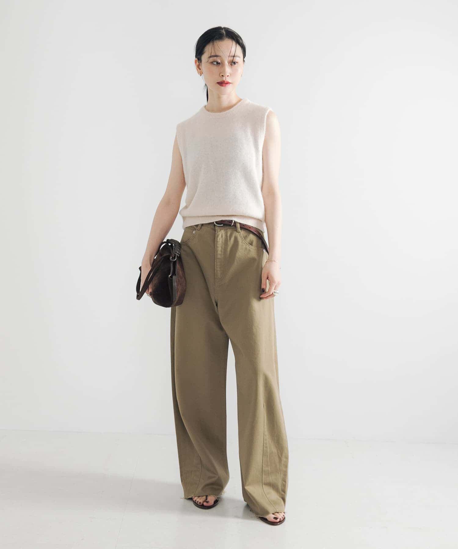 URBAN RESEARCH「FOX/CASHMEREクルーネックベスト」|ベスト・ジレ|