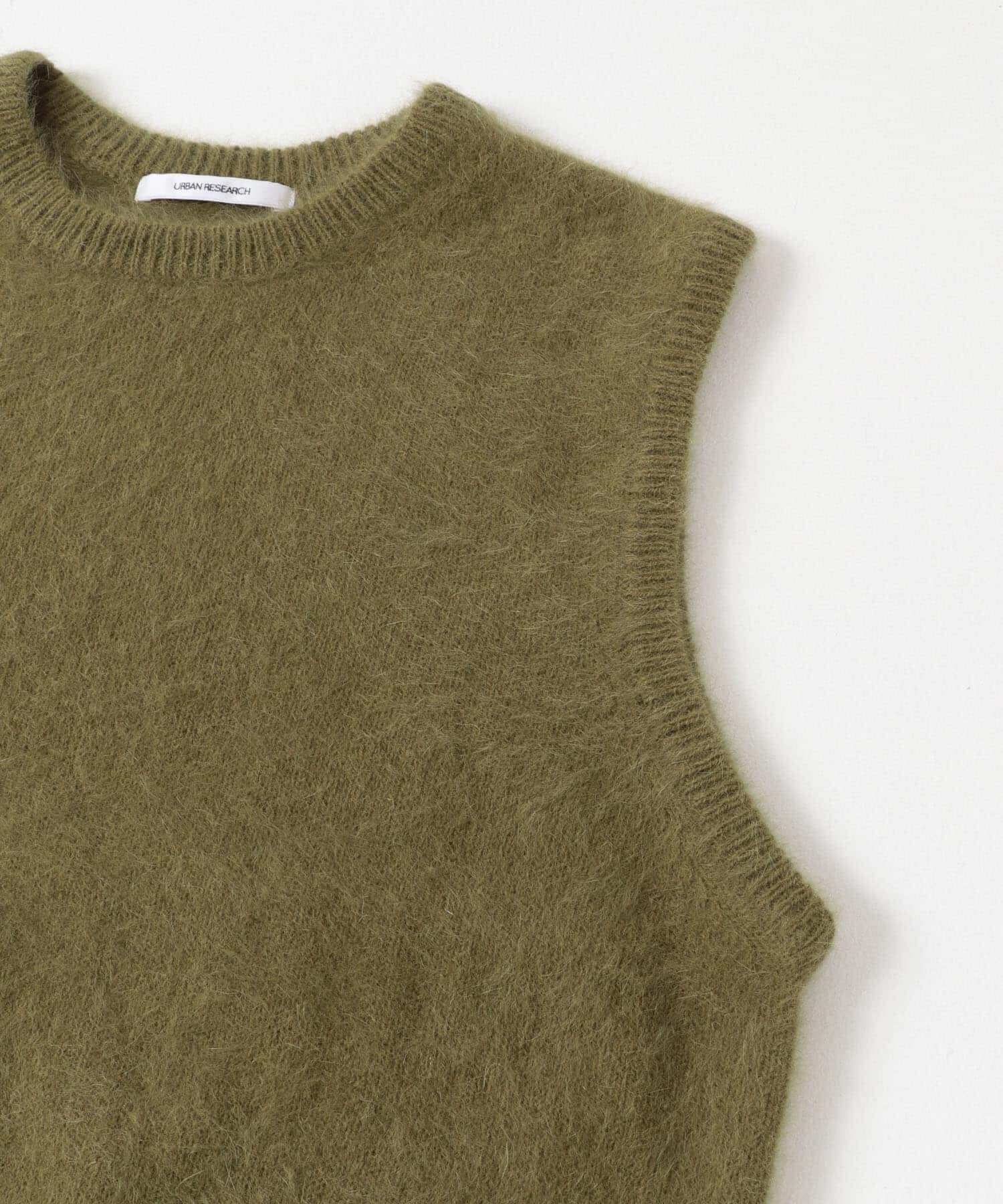 URBAN RESEARCH「FOX/CASHMEREクルーネックベスト」|ベスト・ジレ|