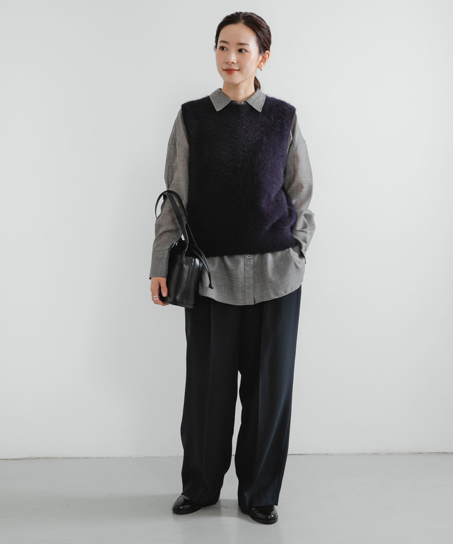 URBAN RESEARCH「FOX/CASHMEREクルーネックベスト」|ベスト・ジレ|