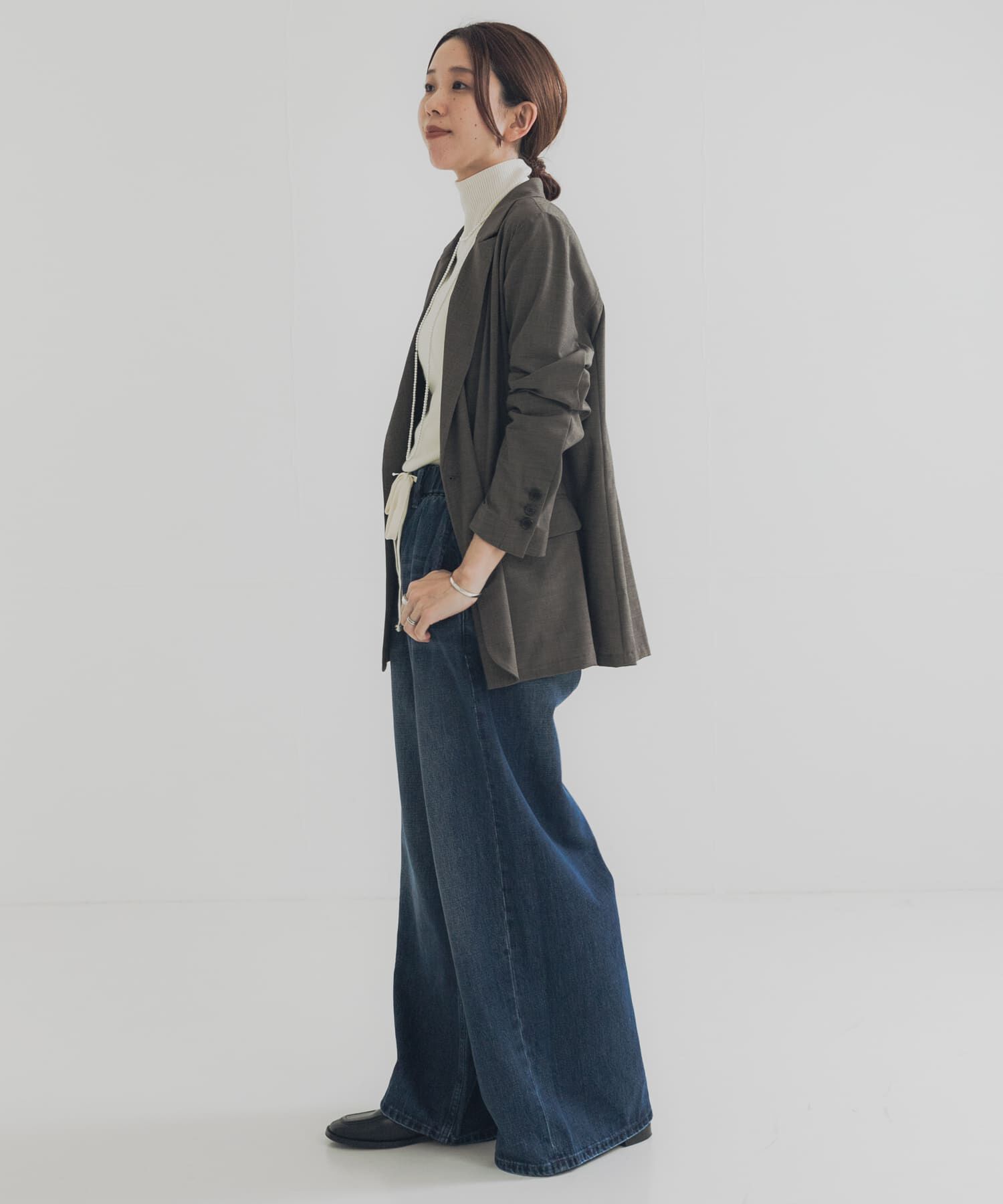 URBAN RESEARCH「デニムイージーワイドパンツ」|デニム|