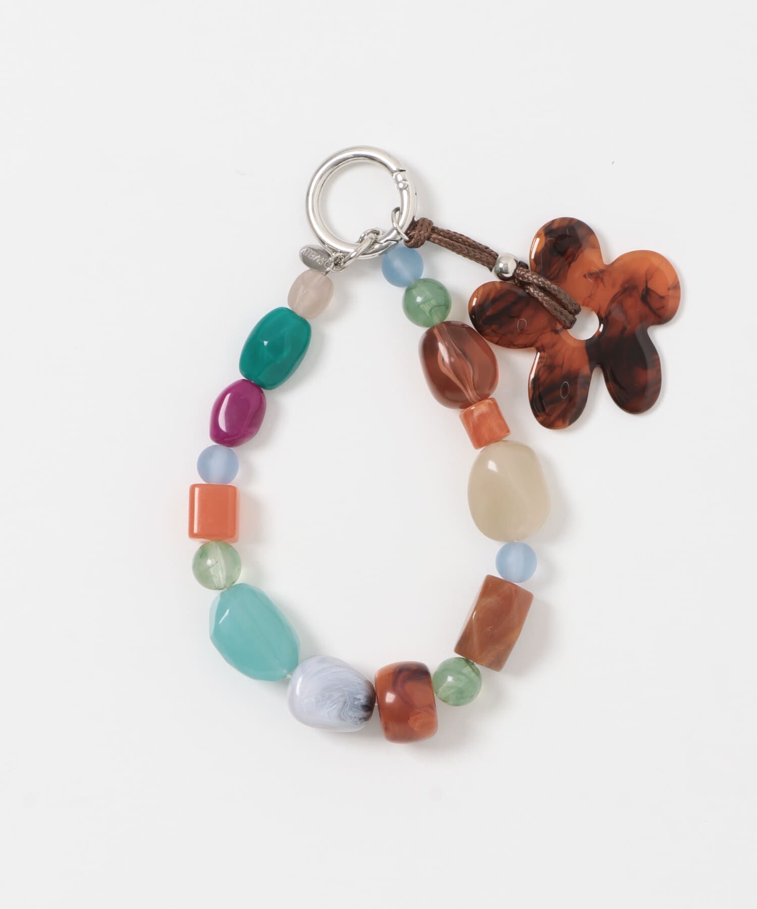 SMELLY「フラワーモチーフカラフルキーチェーン」|チャーム・キーホルダー|