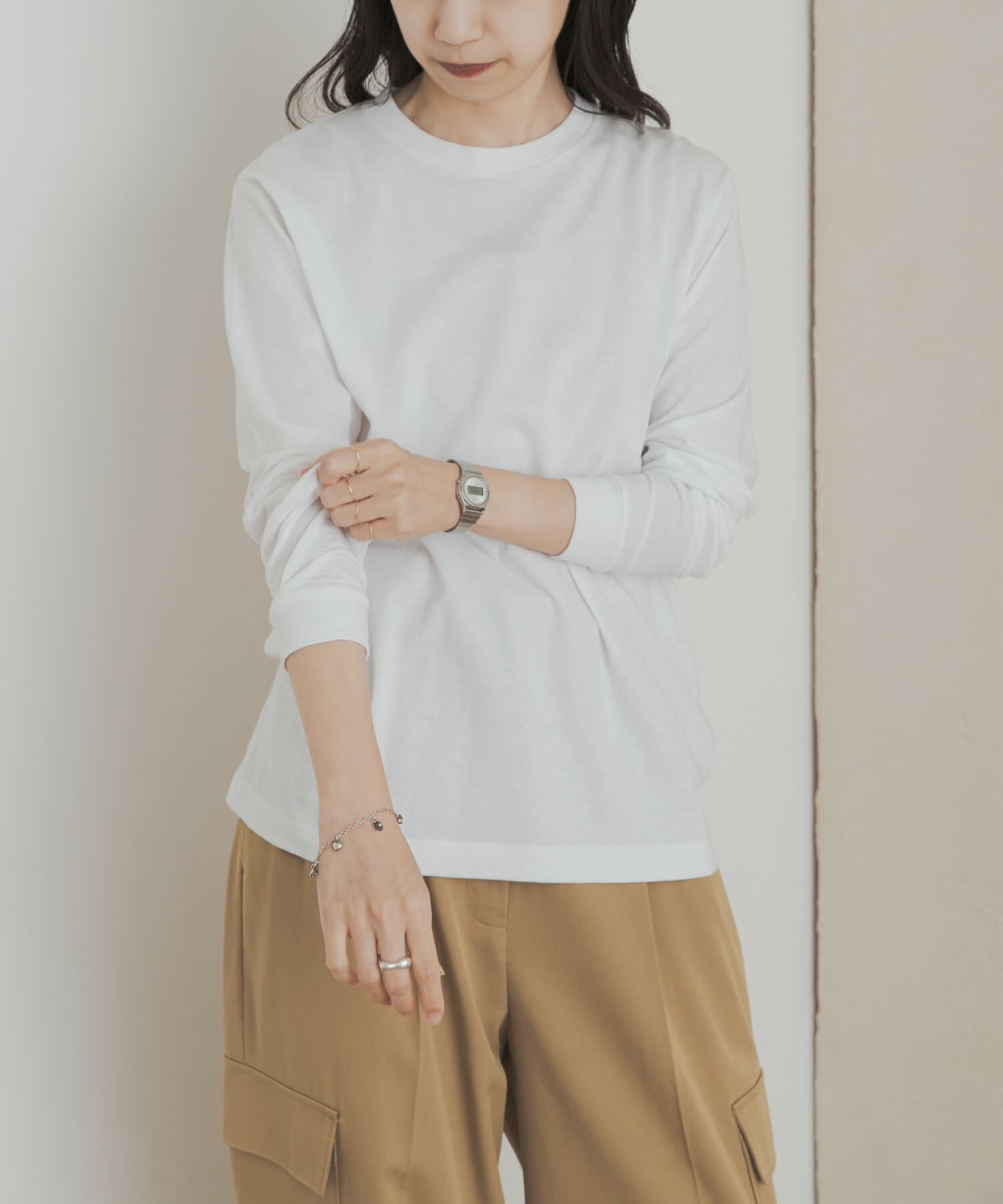 URBAN RESEARCH DOORS「『別注』HANES&times;DOORS　2P DOORS Fit Long-Sleeve T-shirts2」|Tシャツ・カットソー|