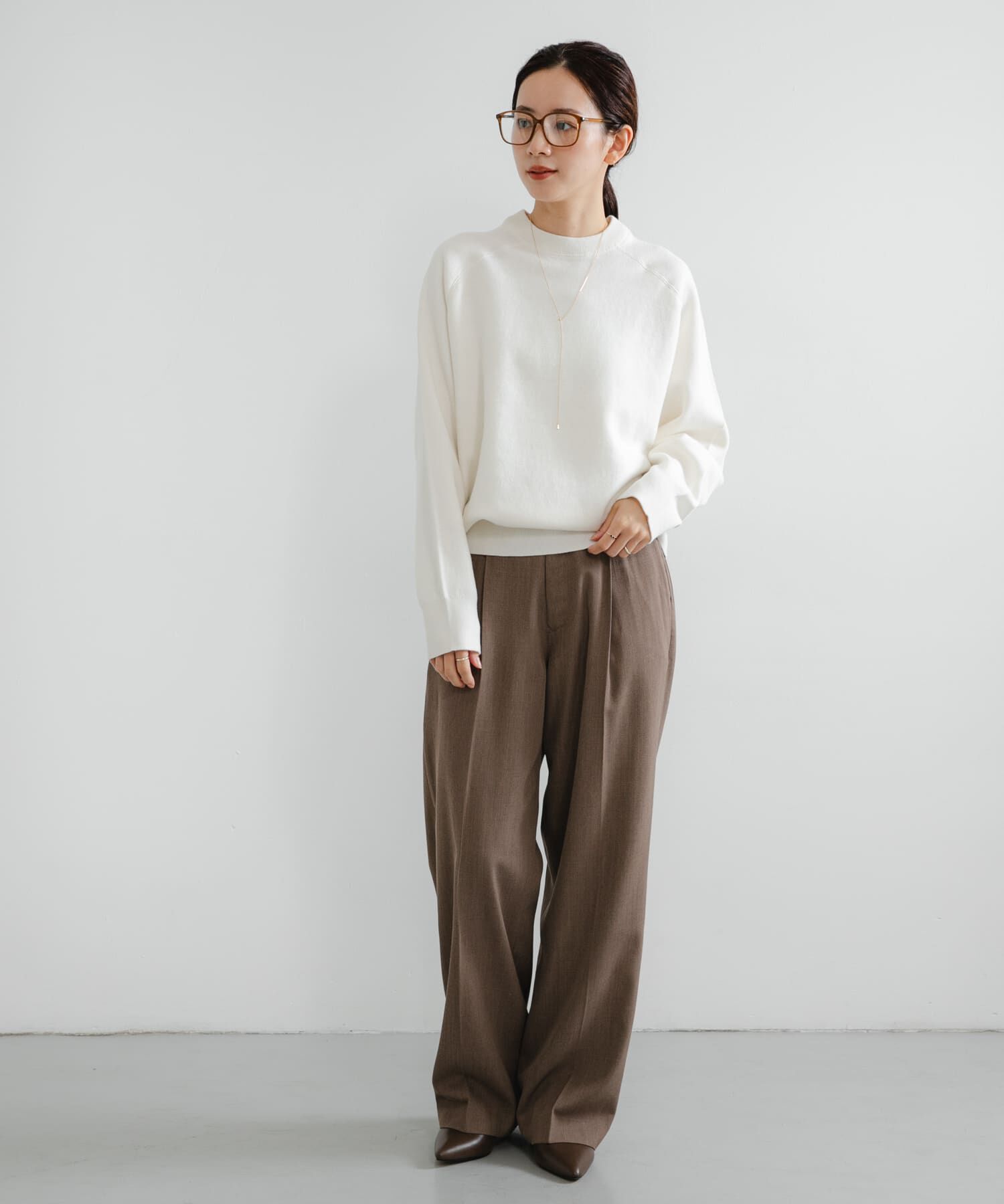 URBAN RESEARCH「コットンカシミヤスウェットニット」|ニット・セーター|