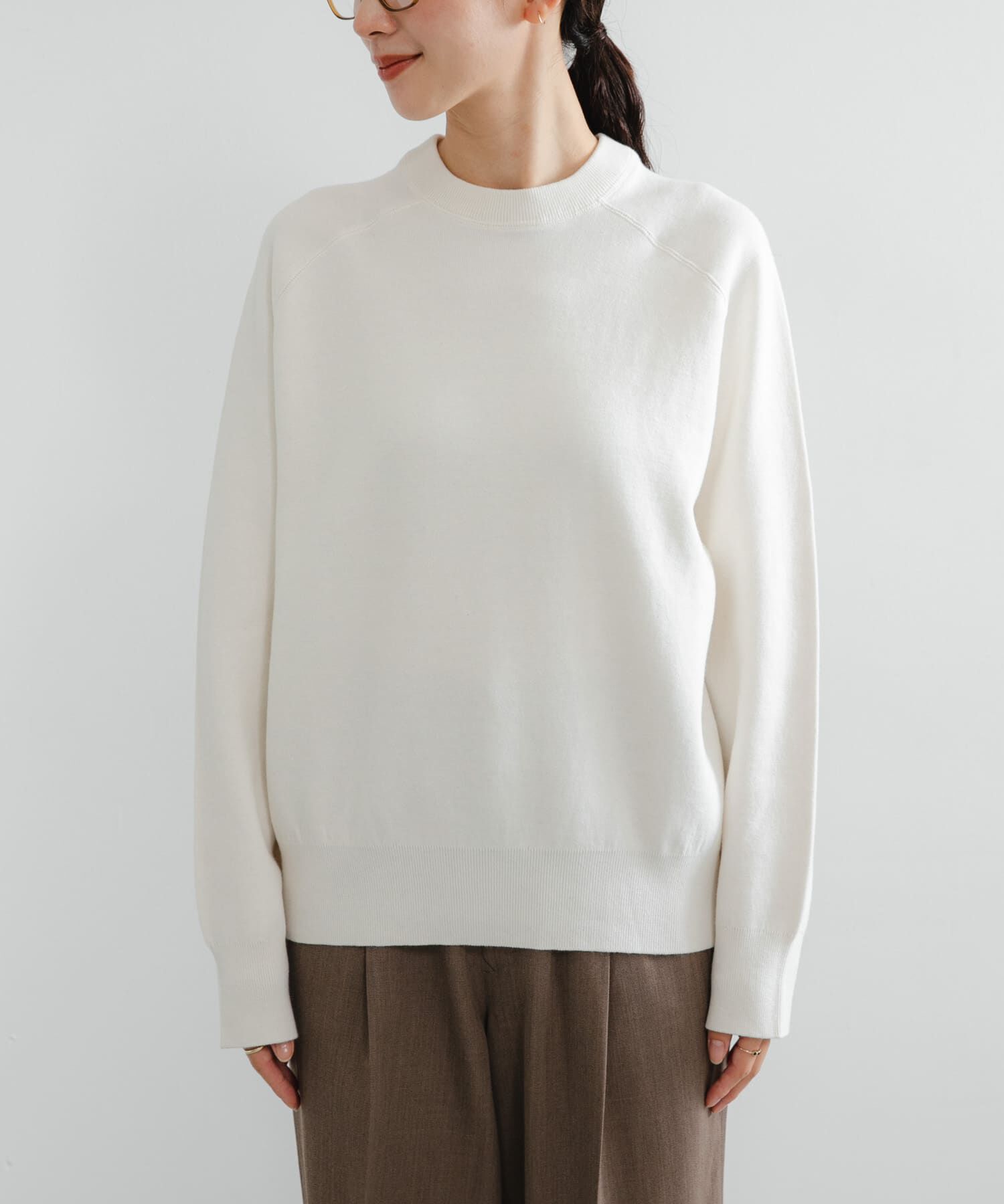 URBAN RESEARCH「コットンカシミヤスウェットニット」|ニット・セーター|