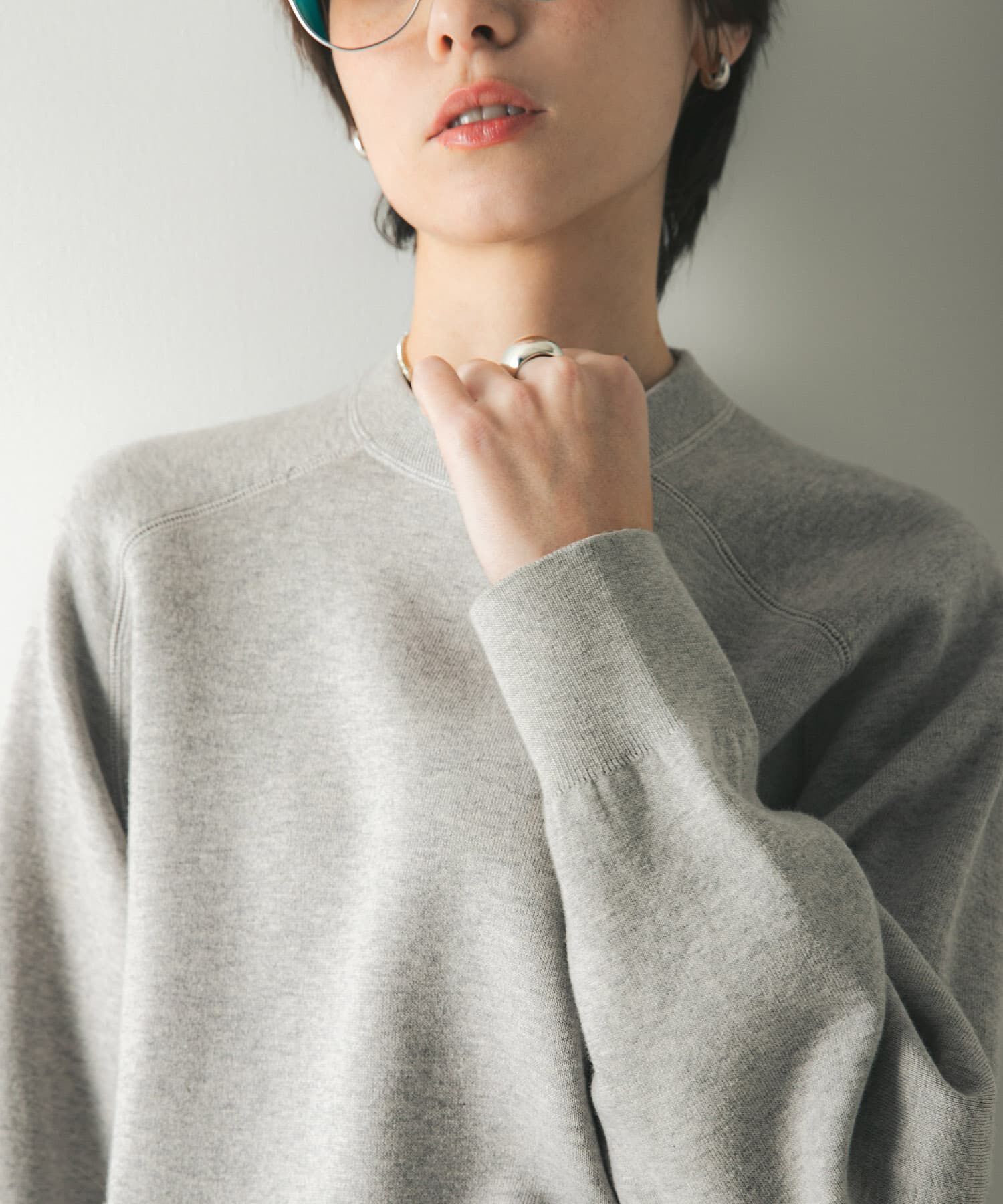 URBAN RESEARCH「コットンカシミヤスウェットニット」|ニット・セーター|