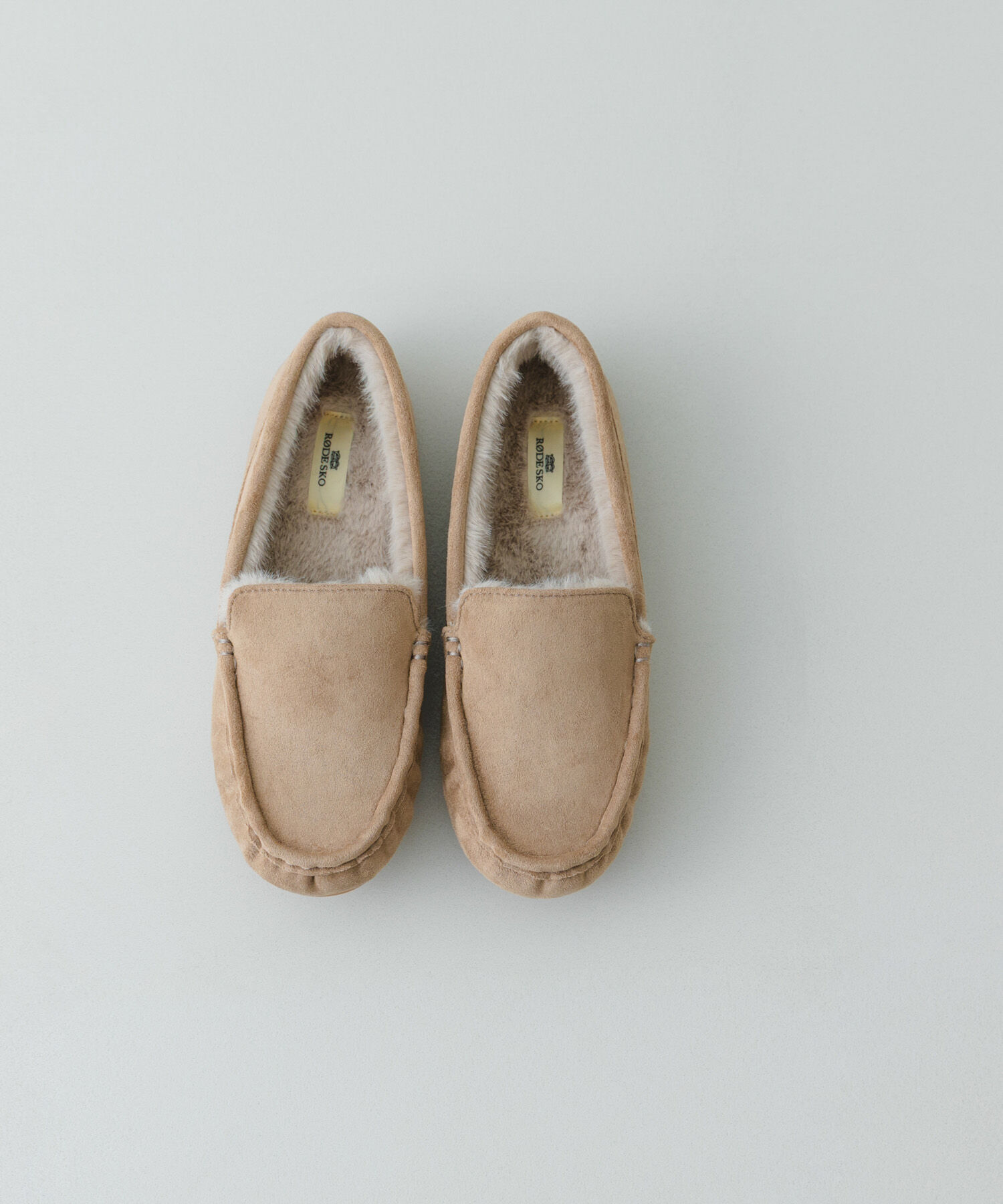 RODE SKO「撥水フラッフィースリッポン」|スリッポン|ライトグレー