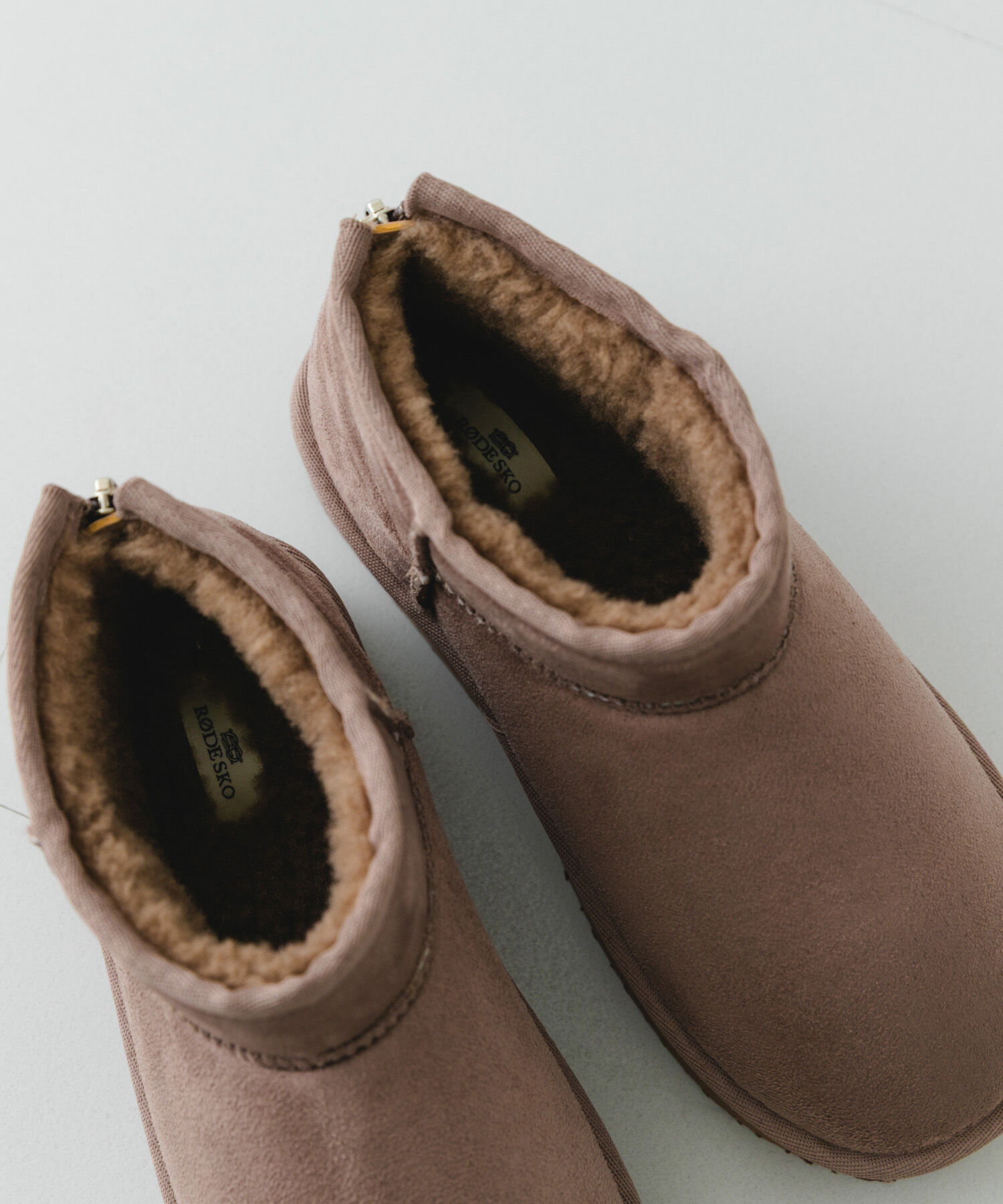 RODE SKO「撥水フラッフィームートンブーツ」|ショートブーツ|