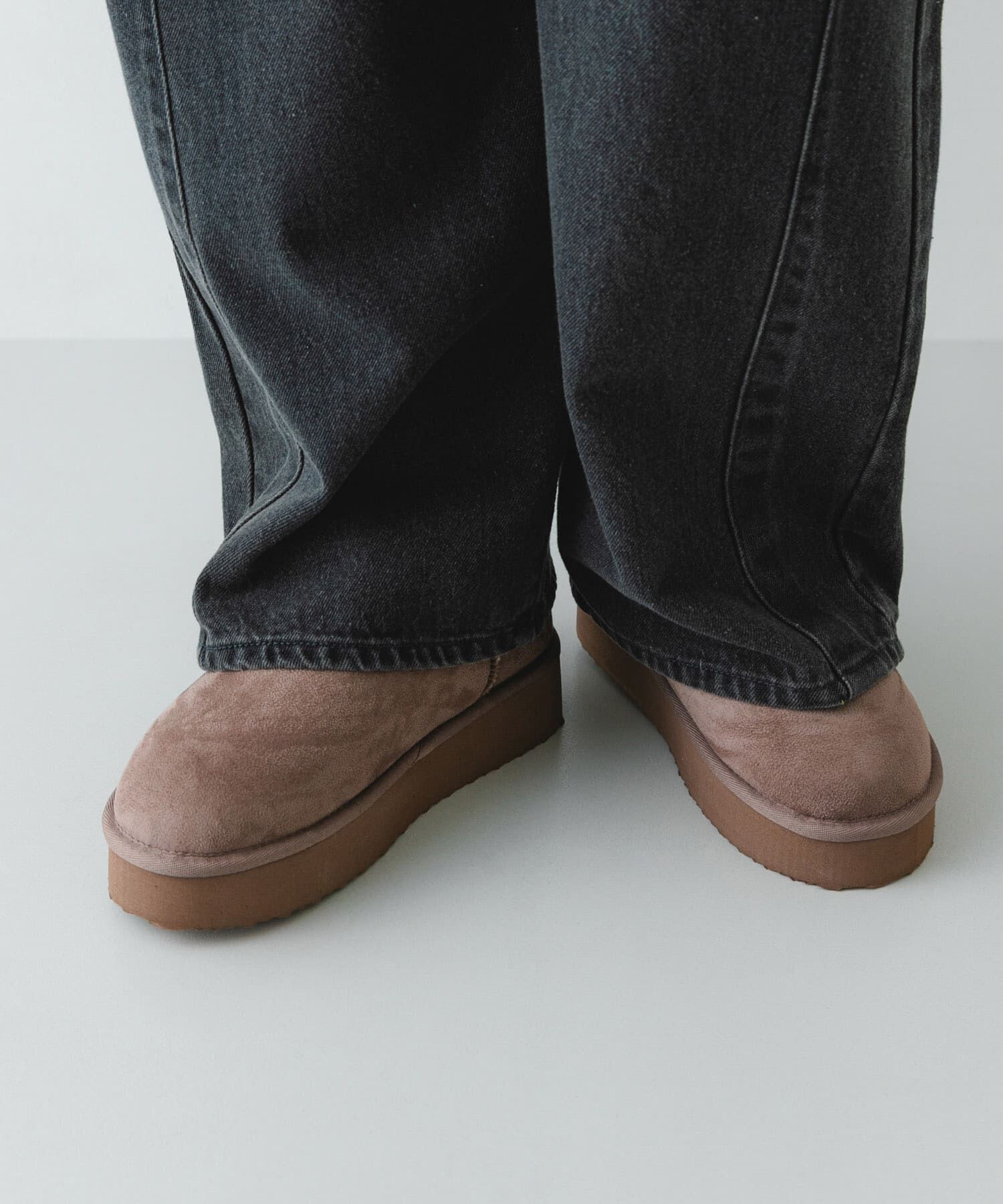 RODE SKO「撥水フラッフィームートンブーツ」|ショートブーツ|