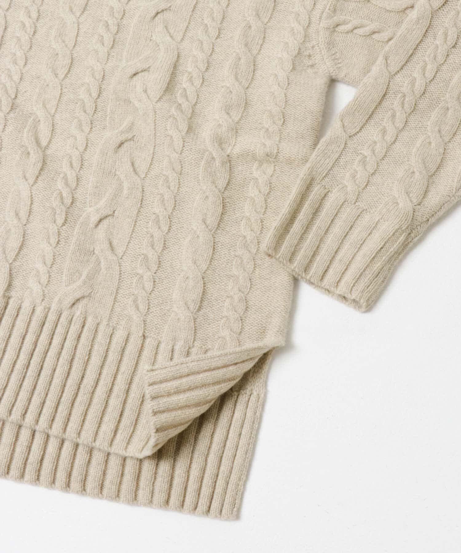 URBAN RESEARCH DOORS「ハミルトンウールアラン柄プルオ-バー」|ニット・セーター|