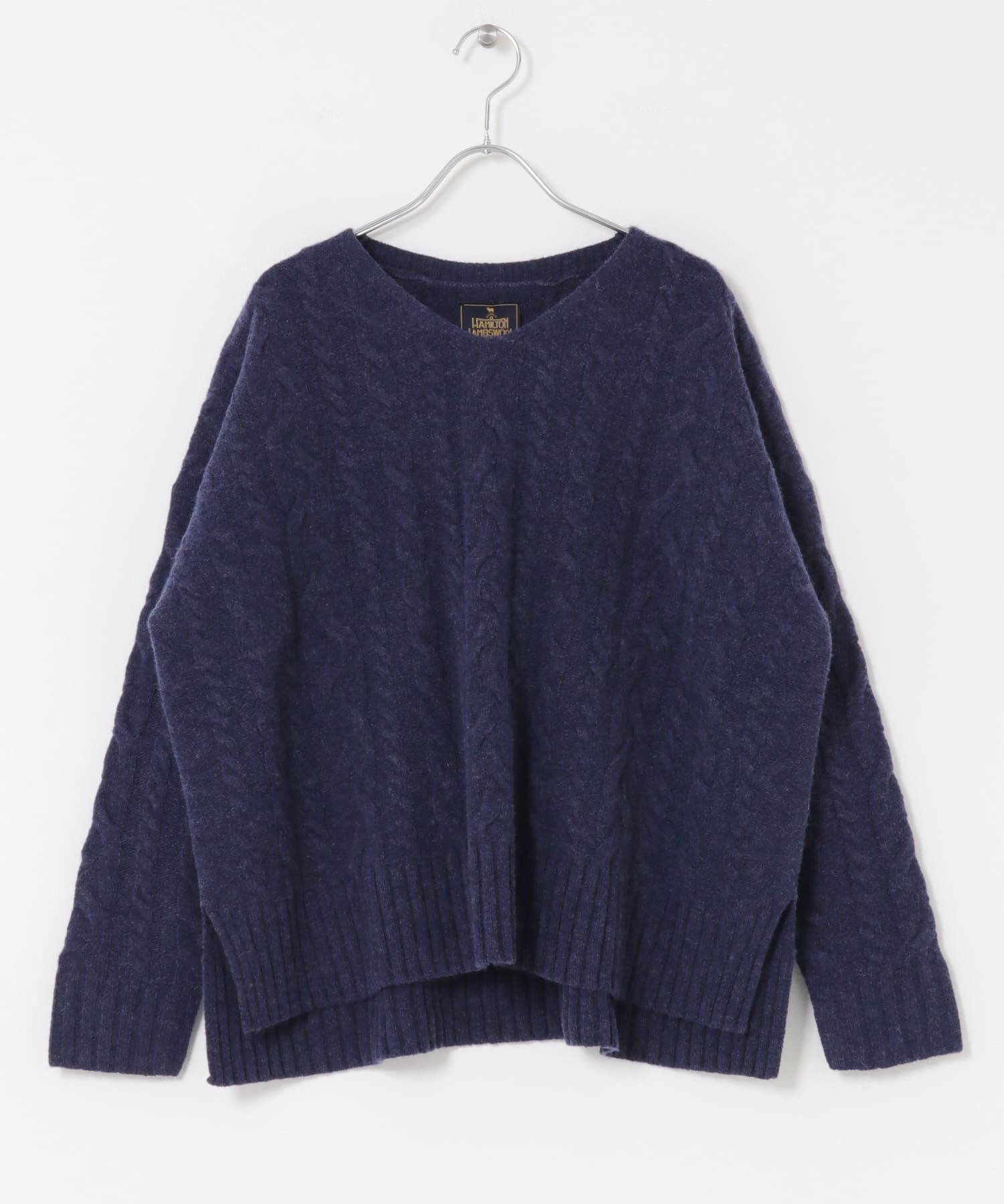 URBAN RESEARCH DOORS「ハミルトンウールアラン柄プルオ-バー」|ニット・セーター|