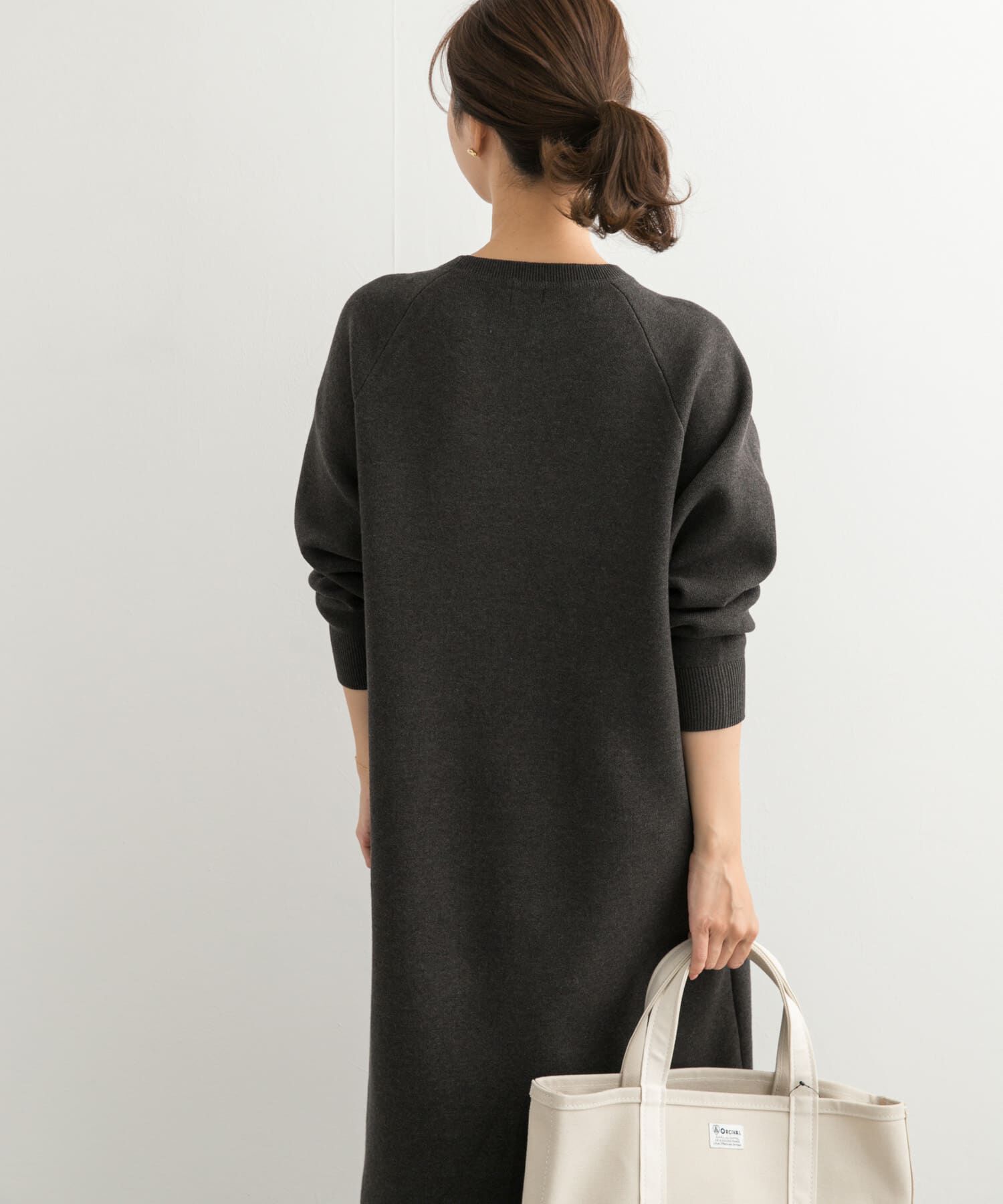 URBAN RESEARCH DOORS「スウェットライクニットワンピース」|ワンピース|