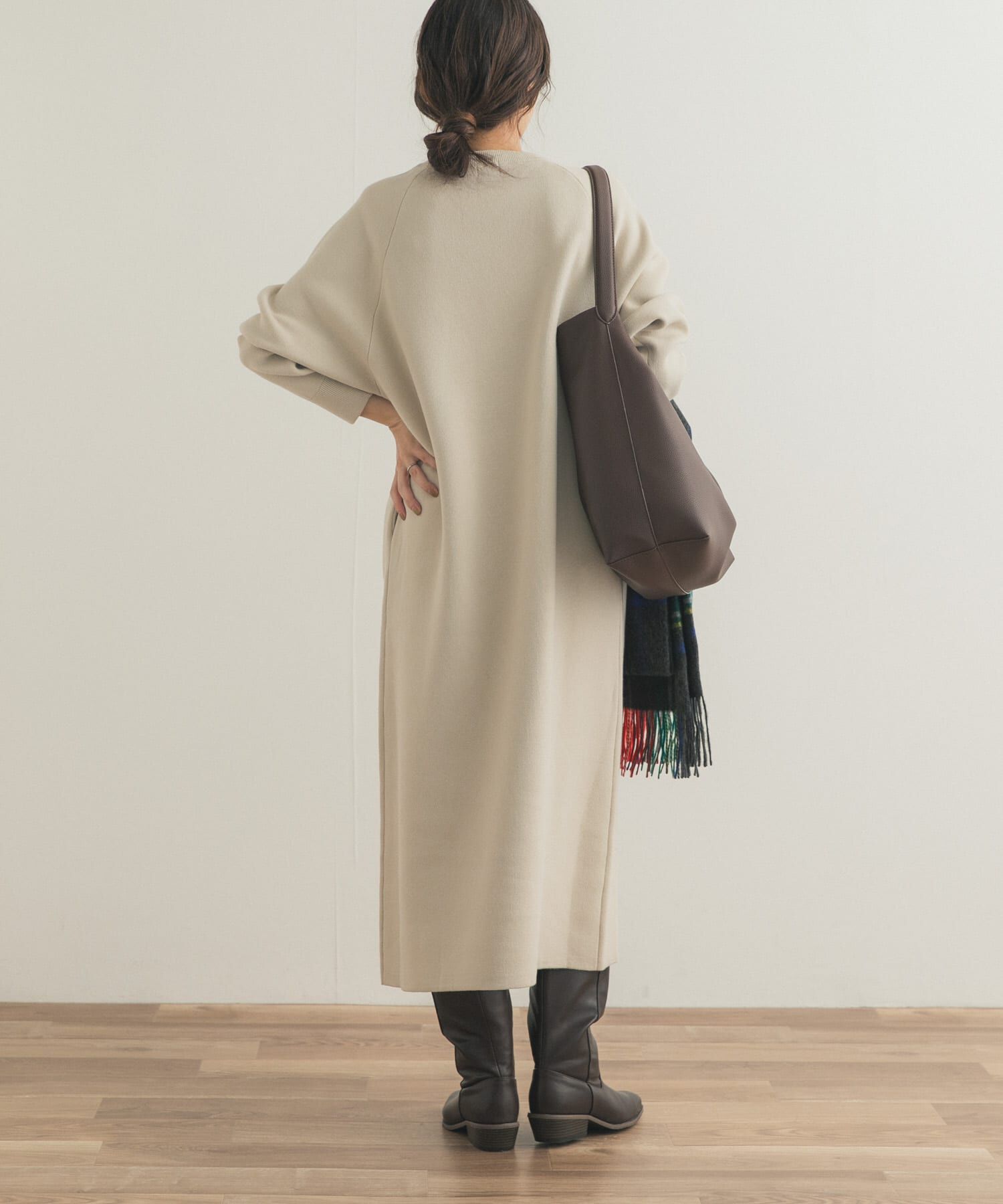 URBAN RESEARCH DOORS「スウェットライクニットワンピース」|ワンピース|