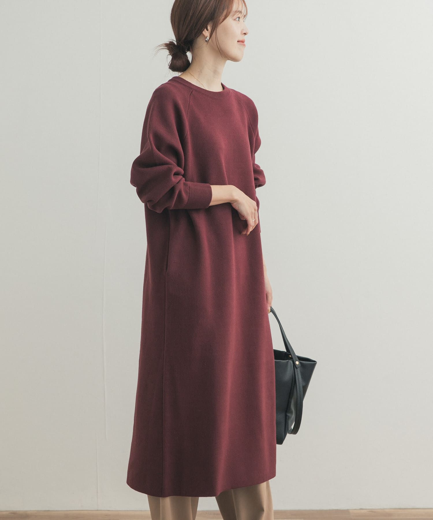 URBAN RESEARCH DOORS「スウェットライクニットワンピース」|ワンピース|