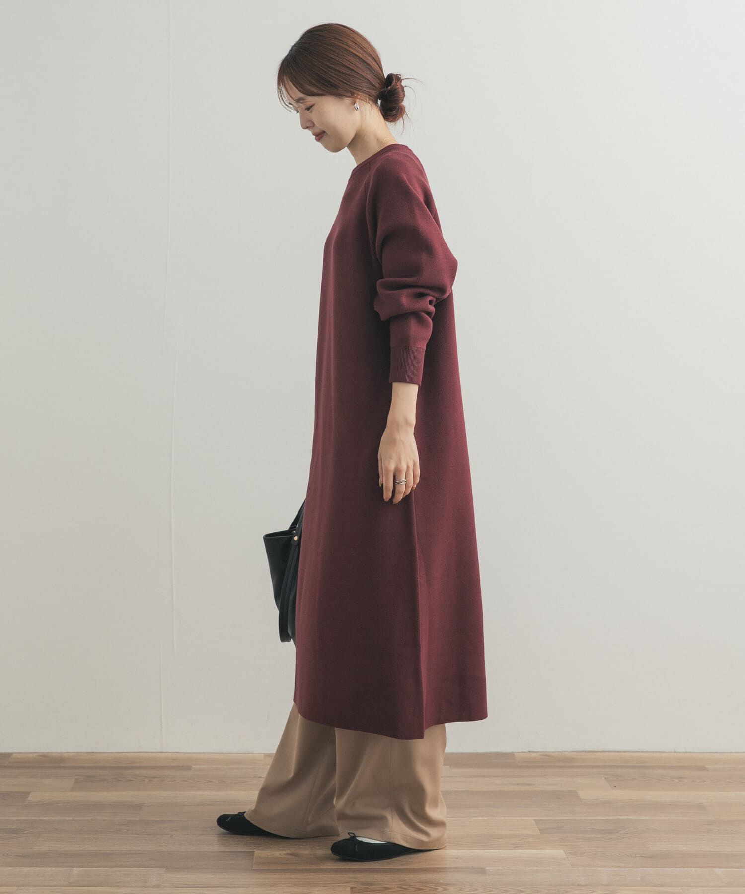 URBAN RESEARCH DOORS「スウェットライクニットワンピース」|ワンピース|