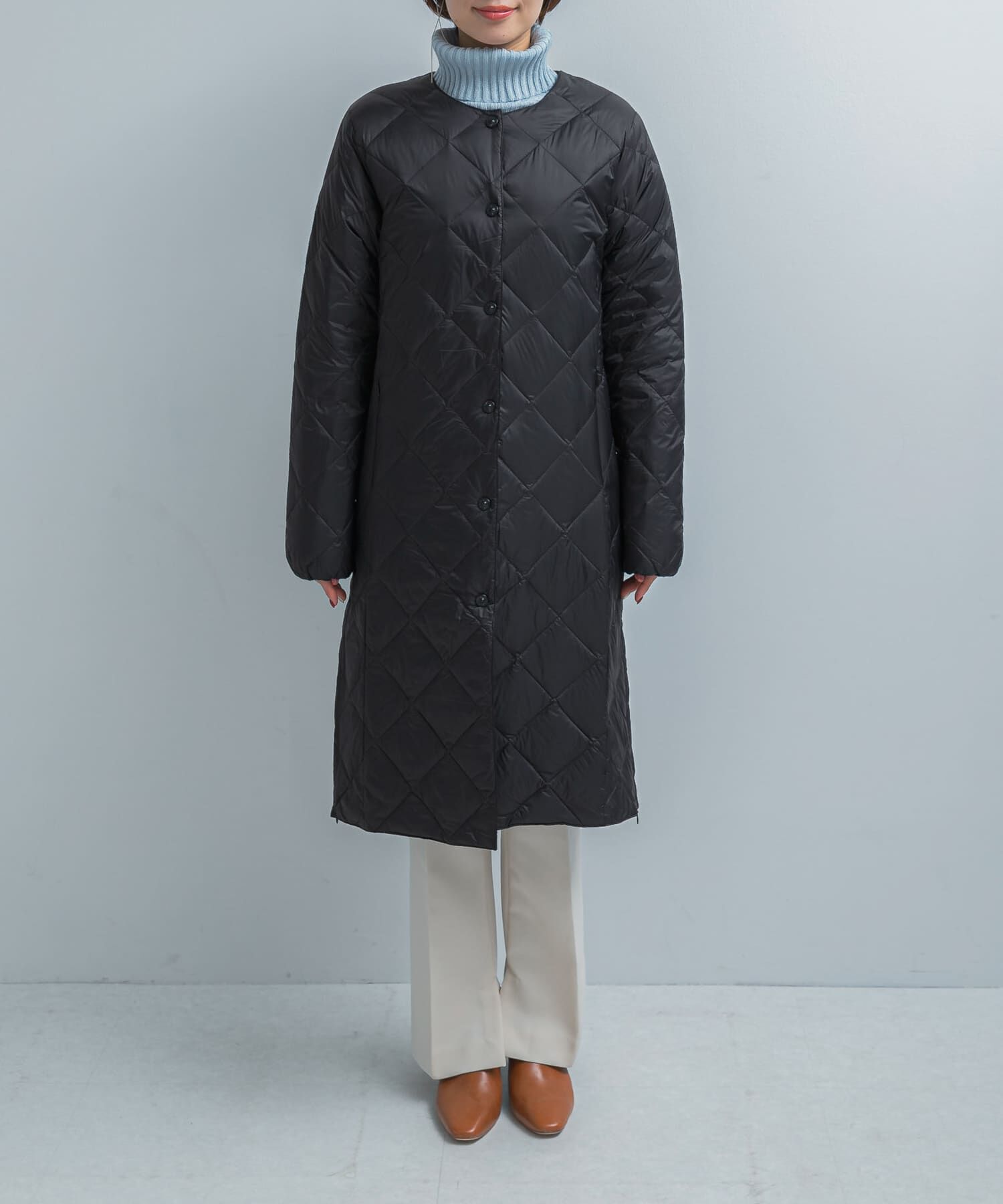 URBAN RESEARCH ROSSO「TAION　CREW NECK LONG DOWN COAT」|ダウン|