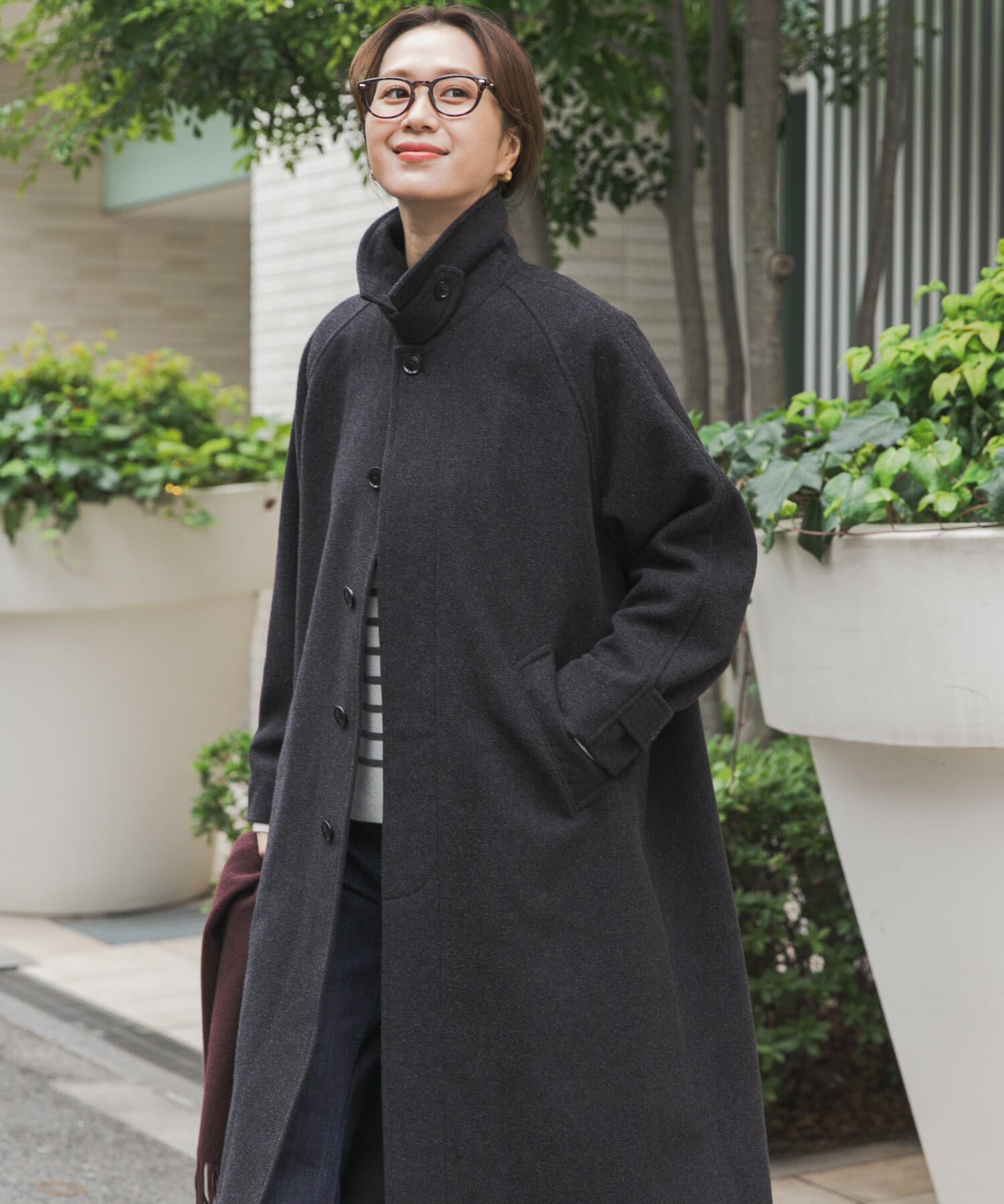 美品！URBAN RESEARCH DOORS バルマカーンコート！ ウール100バルマカーンコート（URBAN RESEARCH DOORS）｜ルミネの