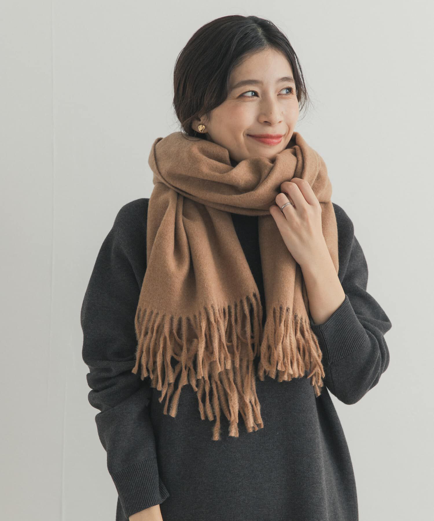 URBAN RESEARCH DOORS「なめらかプレーンストール」|ストール|