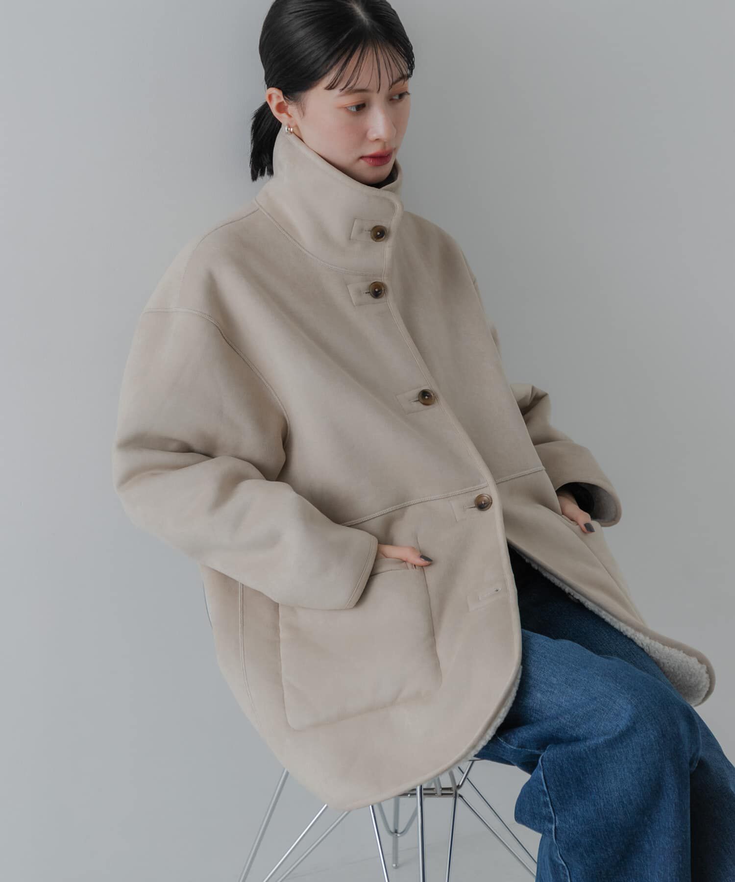 URBAN RESEARCH「ECOPELフェイクムートンリバーシブルコート」|その他|