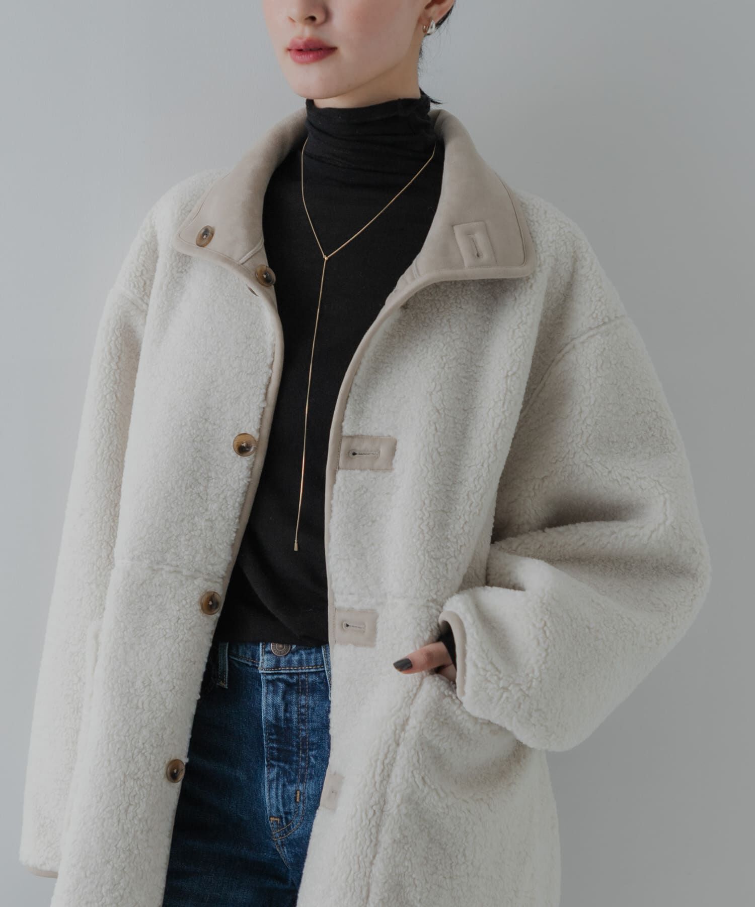 URBAN RESEARCH「ECOPELフェイクムートンリバーシブルコート」|その他|