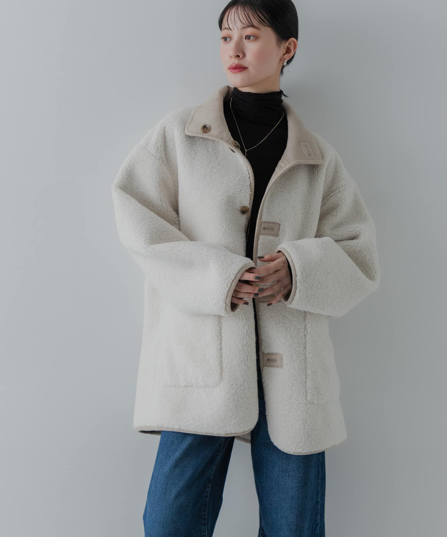 URBAN RESEARCH「ECOPELフェイクムートンリバーシブルコート」|その他|