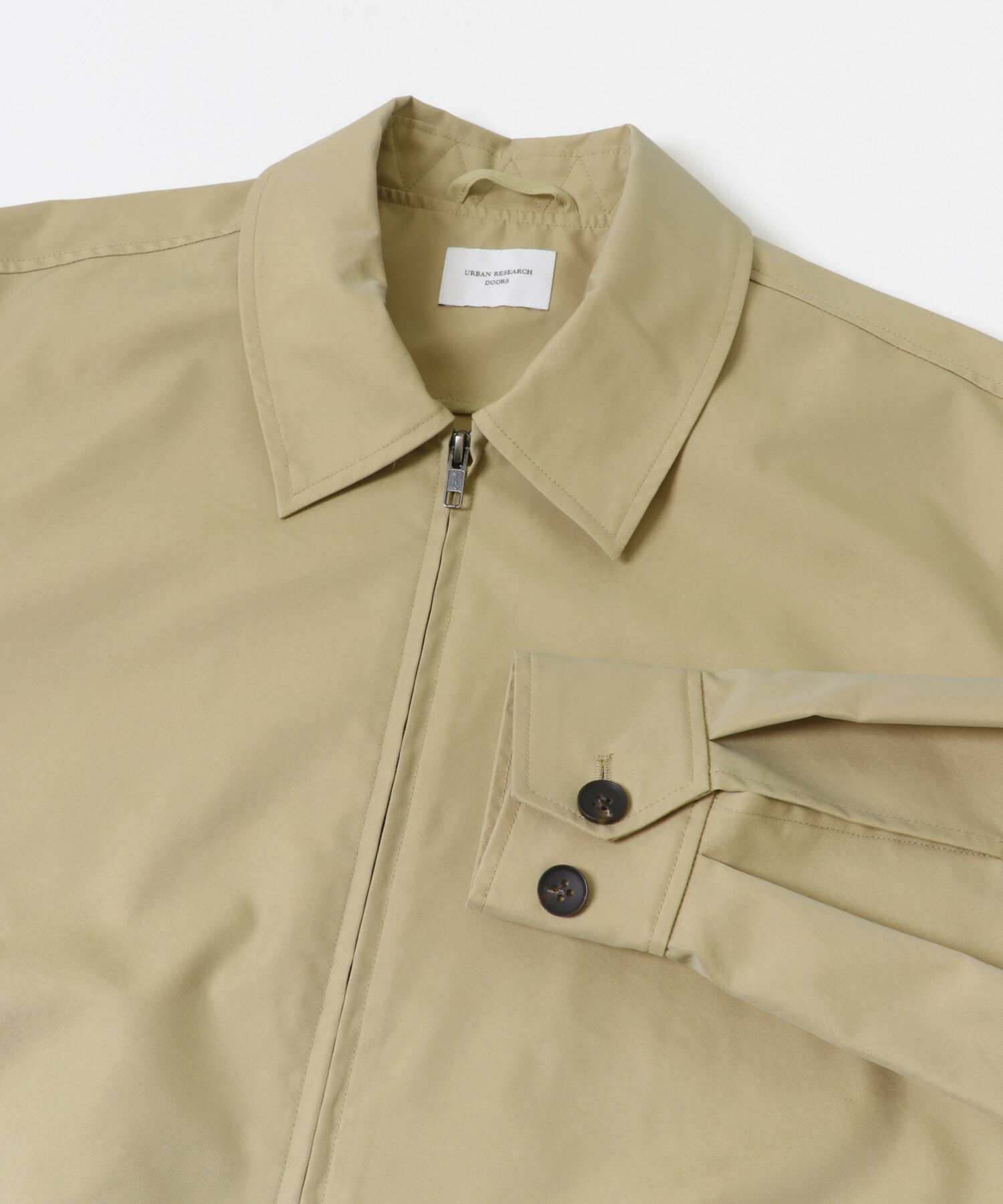 URBAN RESEARCH DOORS「ヘムシャーリング フルジップ ブルゾン」|ブルゾン・スタジャン|