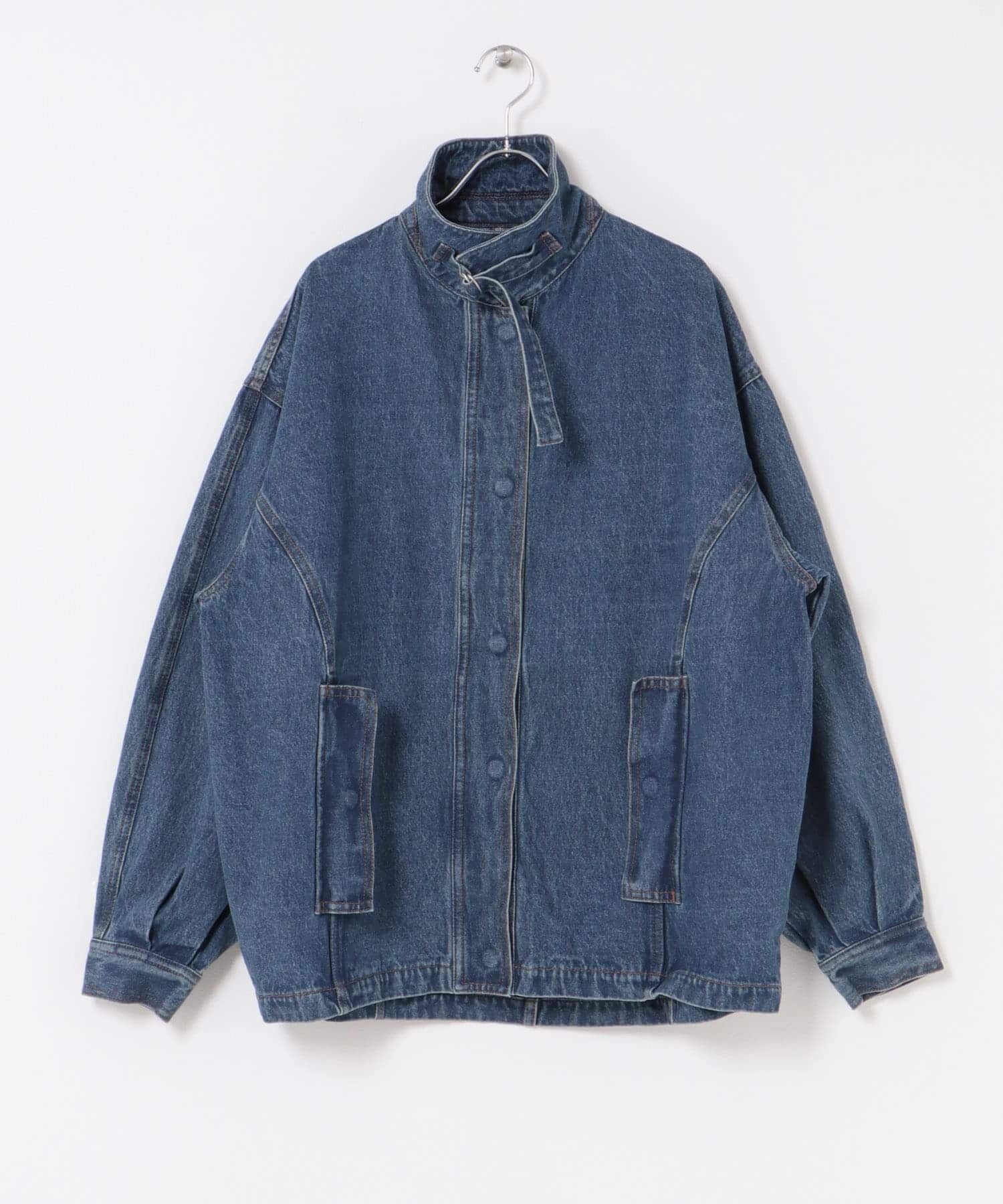  「2WAYカラーデニムブルゾン」|ブルゾン・スタジャン|