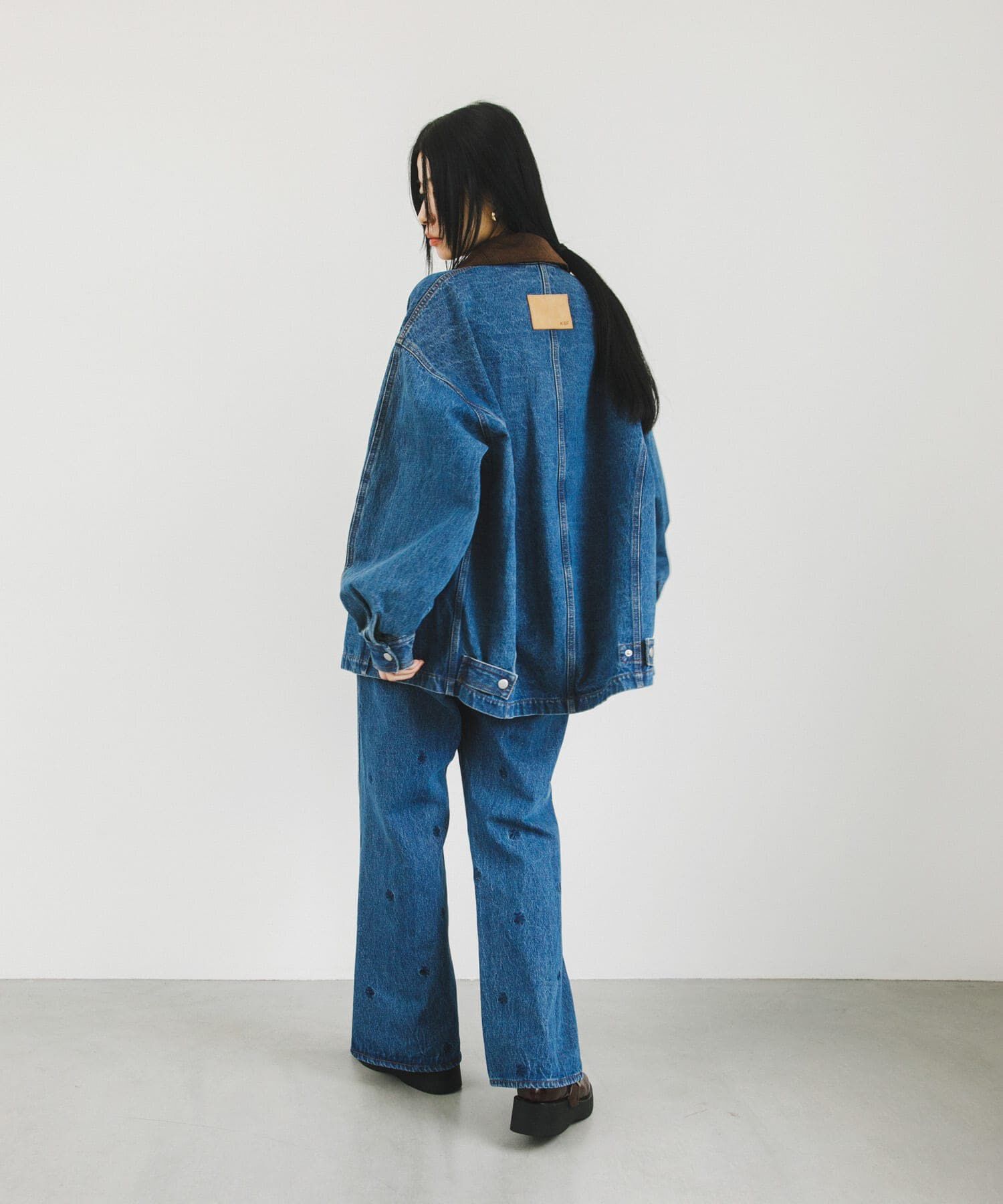  「2WAYカラーデニムブルゾン」|ブルゾン・スタジャン|