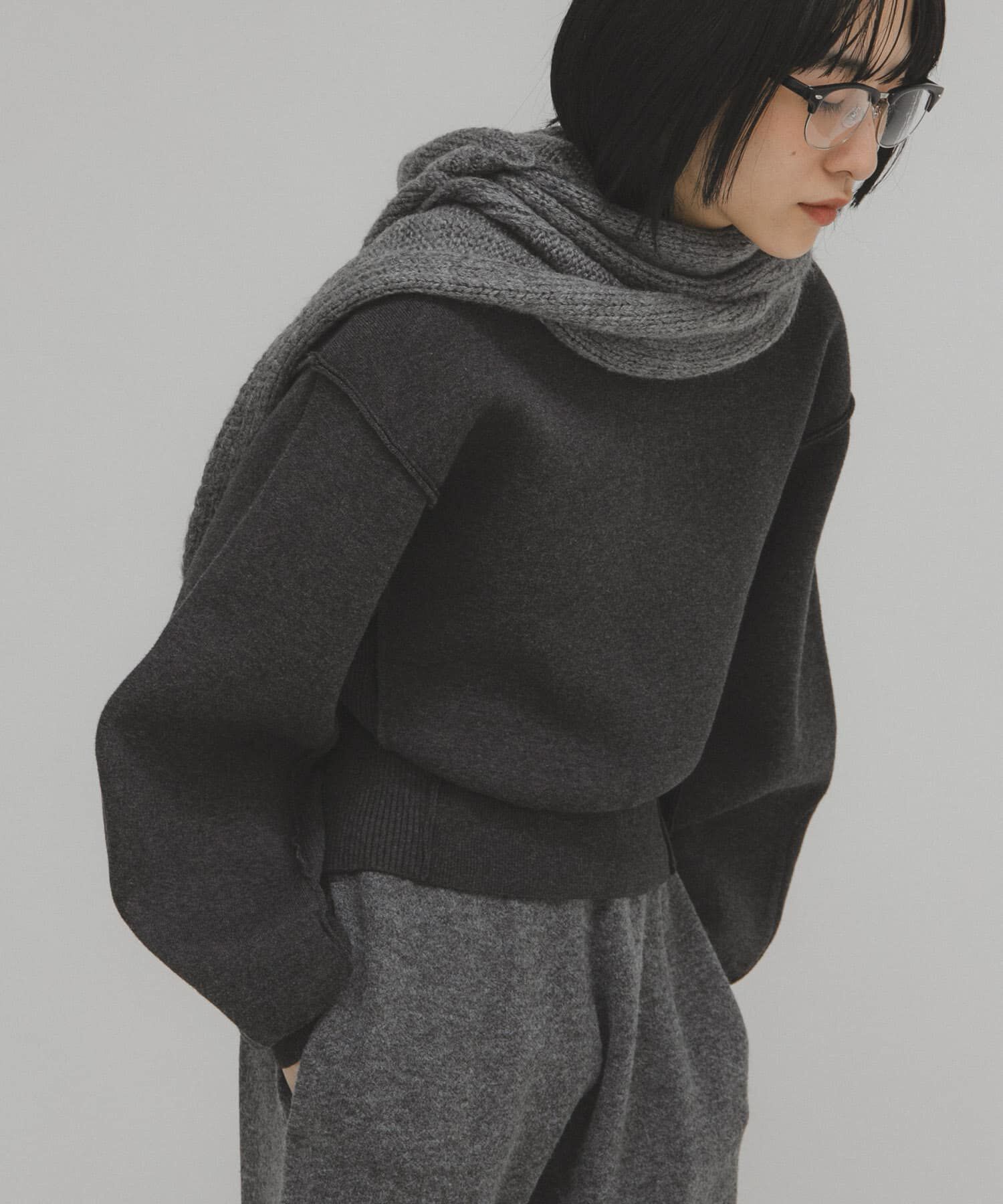  「スウェットライクニット」|ニット・セーター|