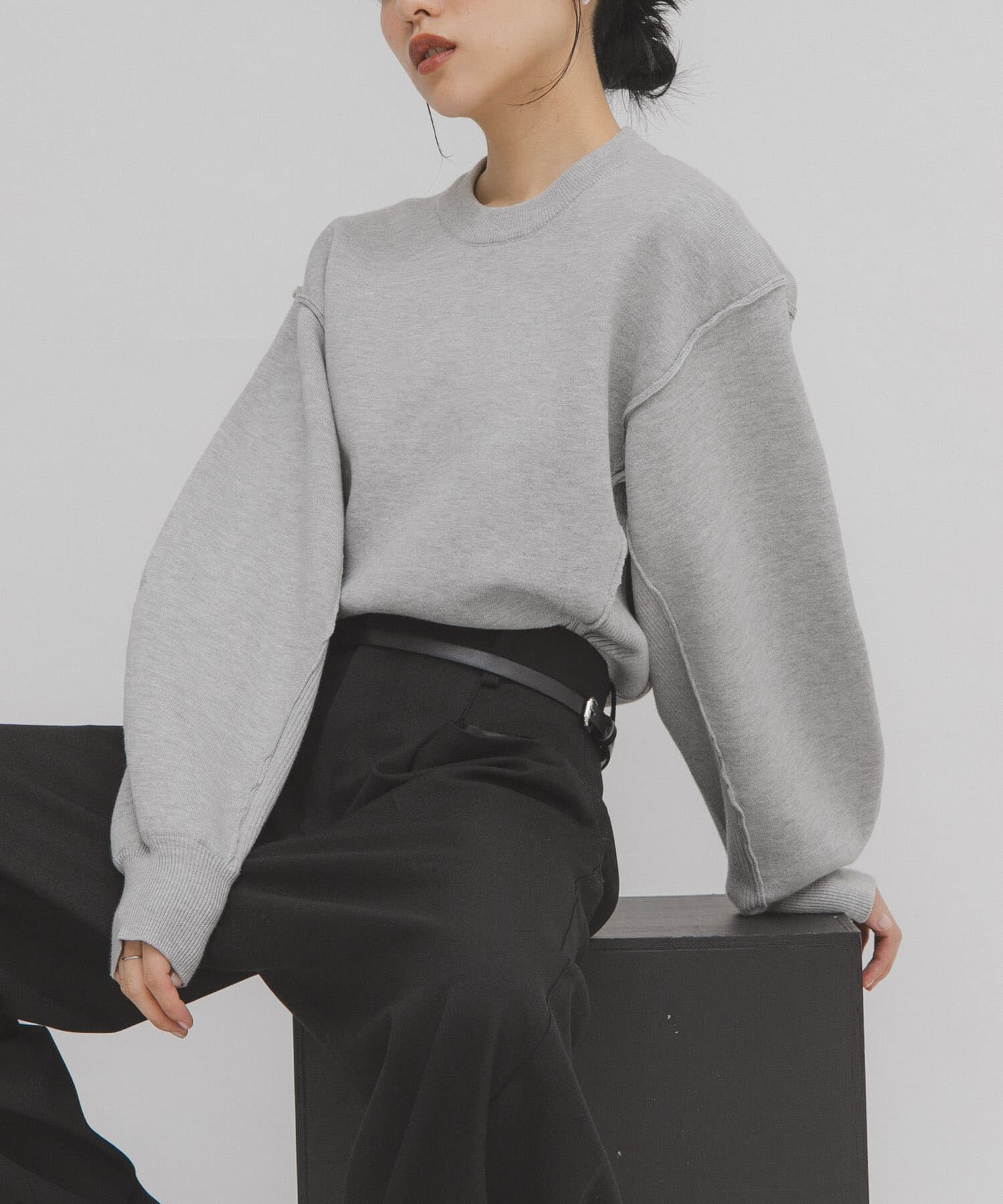  「スウェットライクニット」|ニット・セーター|