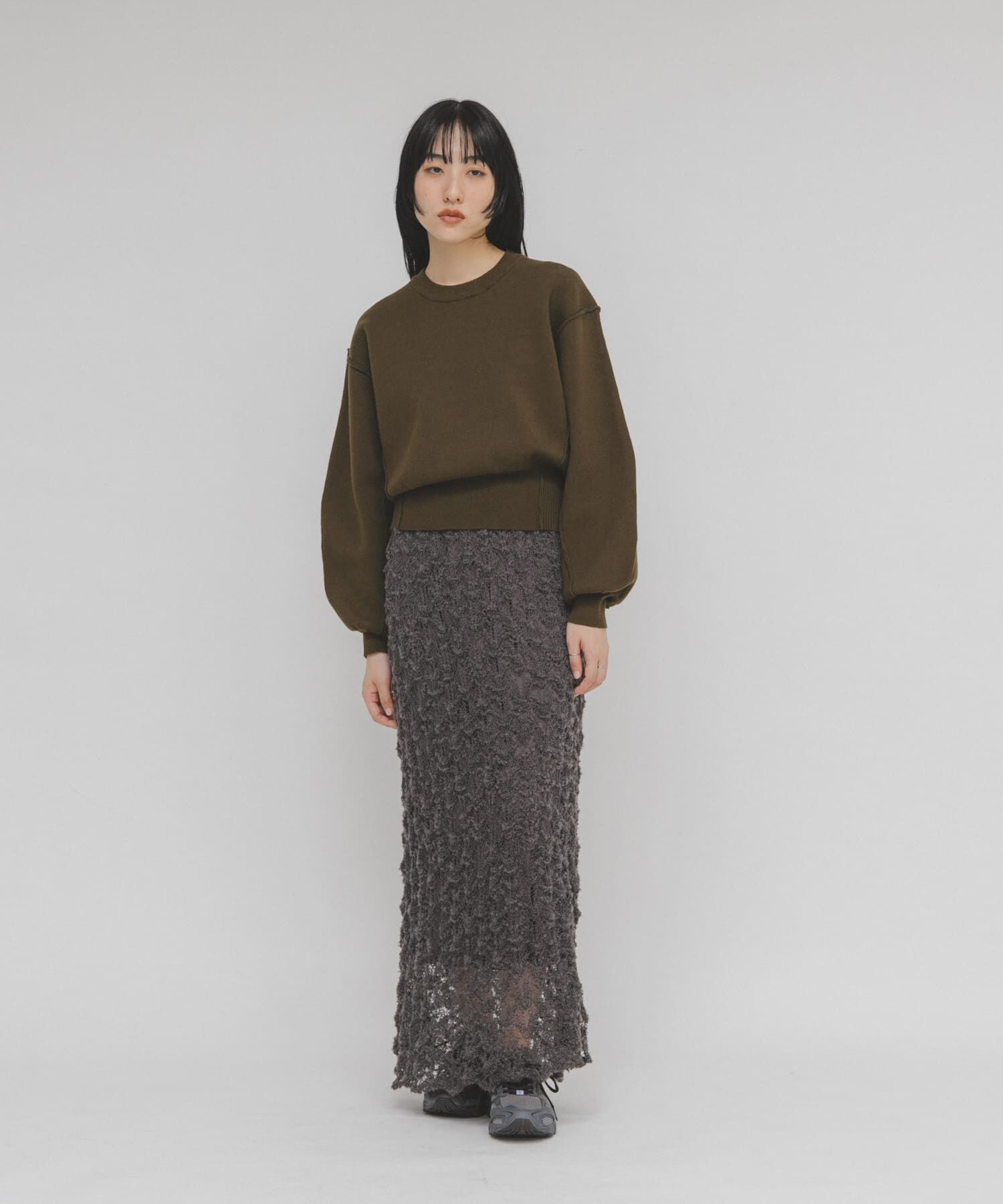  「スウェットライクニット」|ニット・セーター|