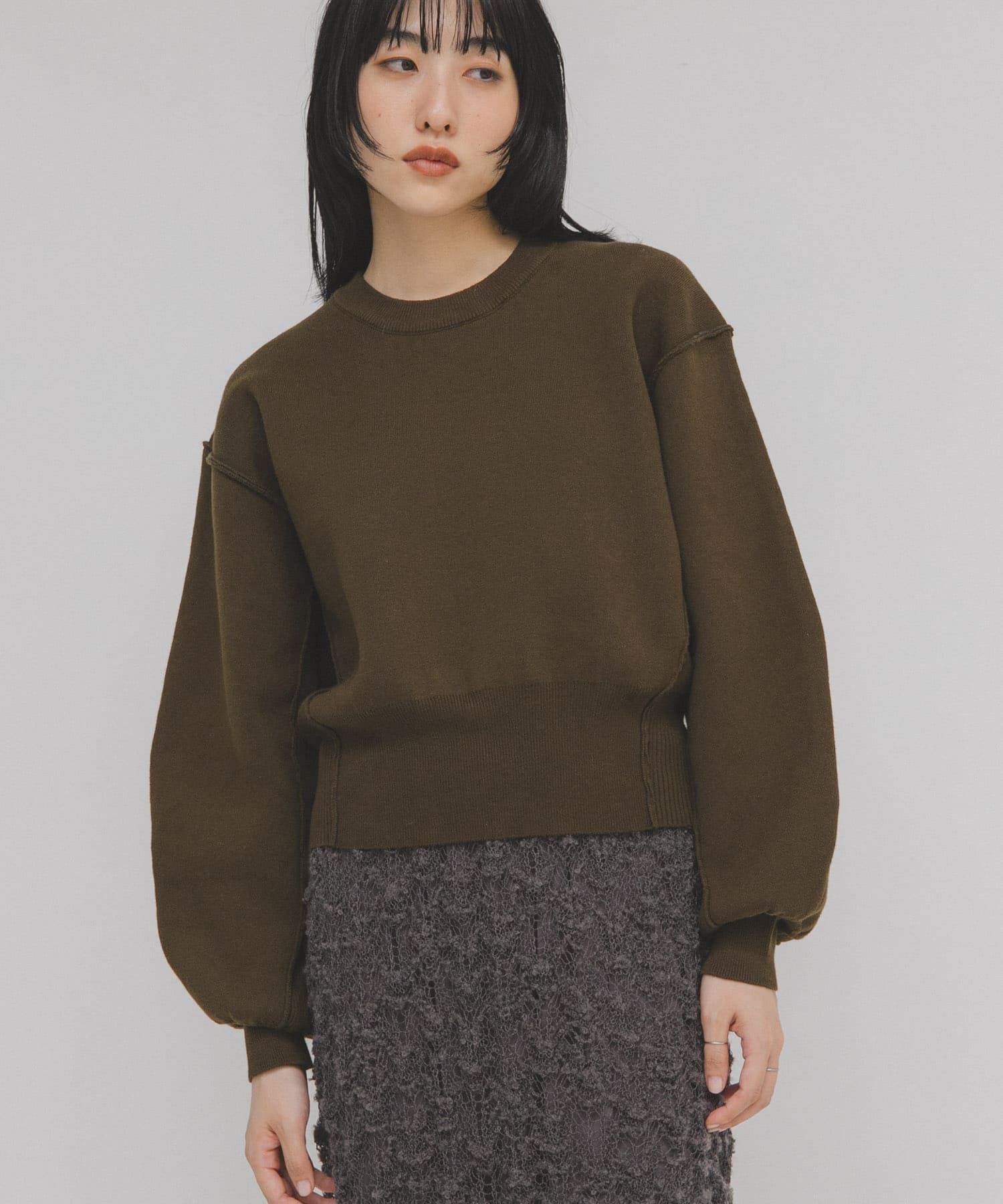  「スウェットライクニット」|ニット・セーター|